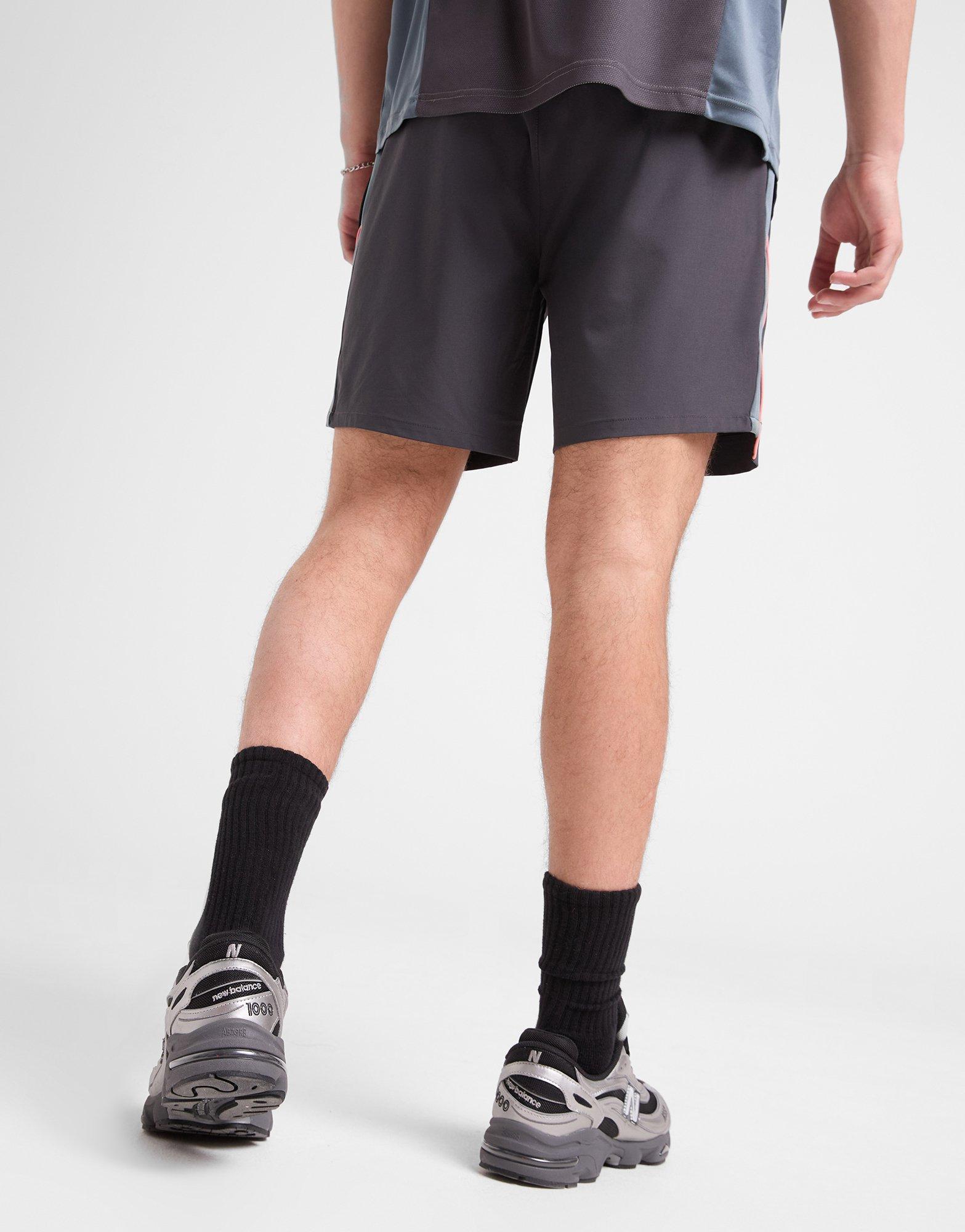 Red Run Activewear Sport Shorts