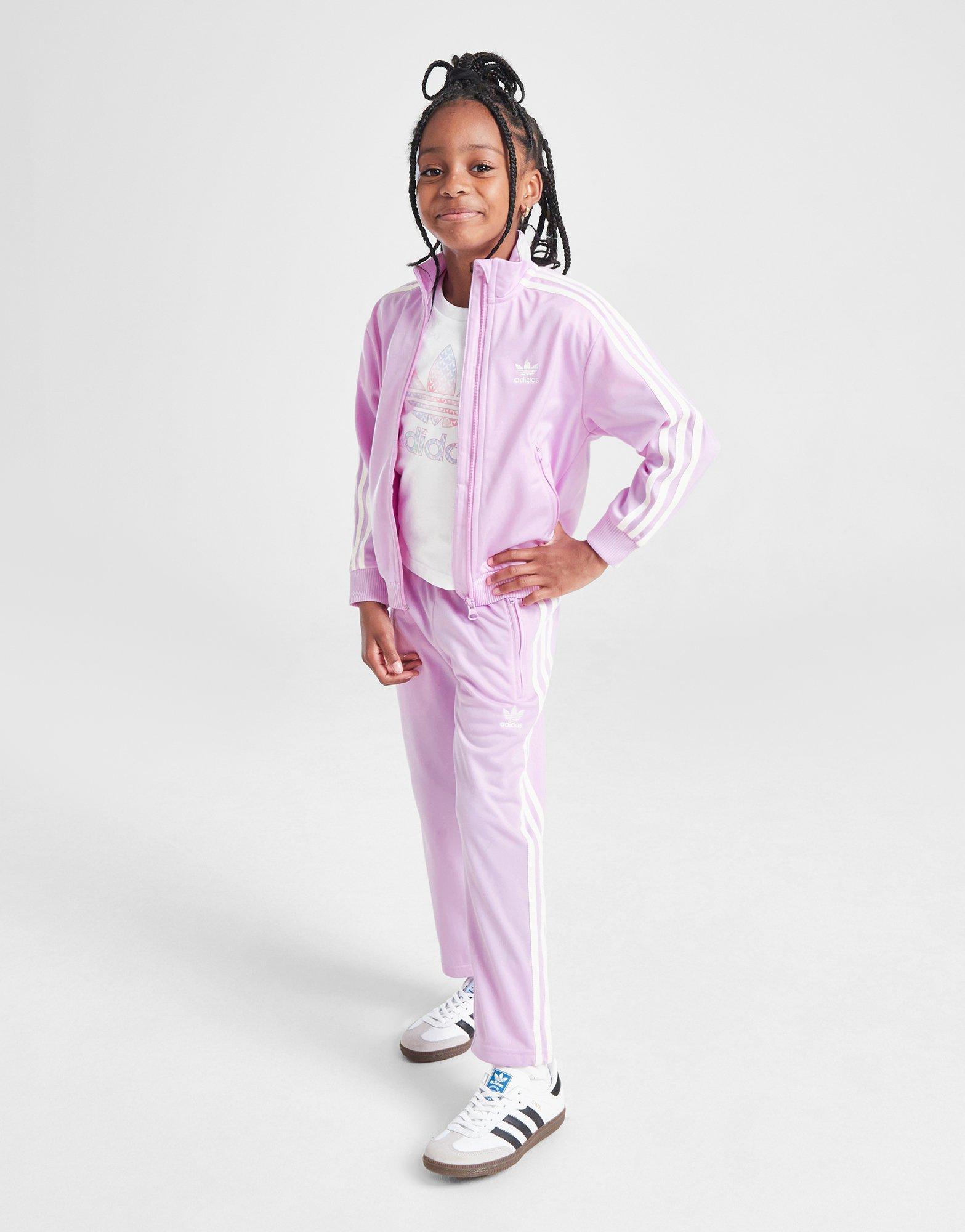 adidas Originals Girls' Firebird Full Zip Completo Bambino