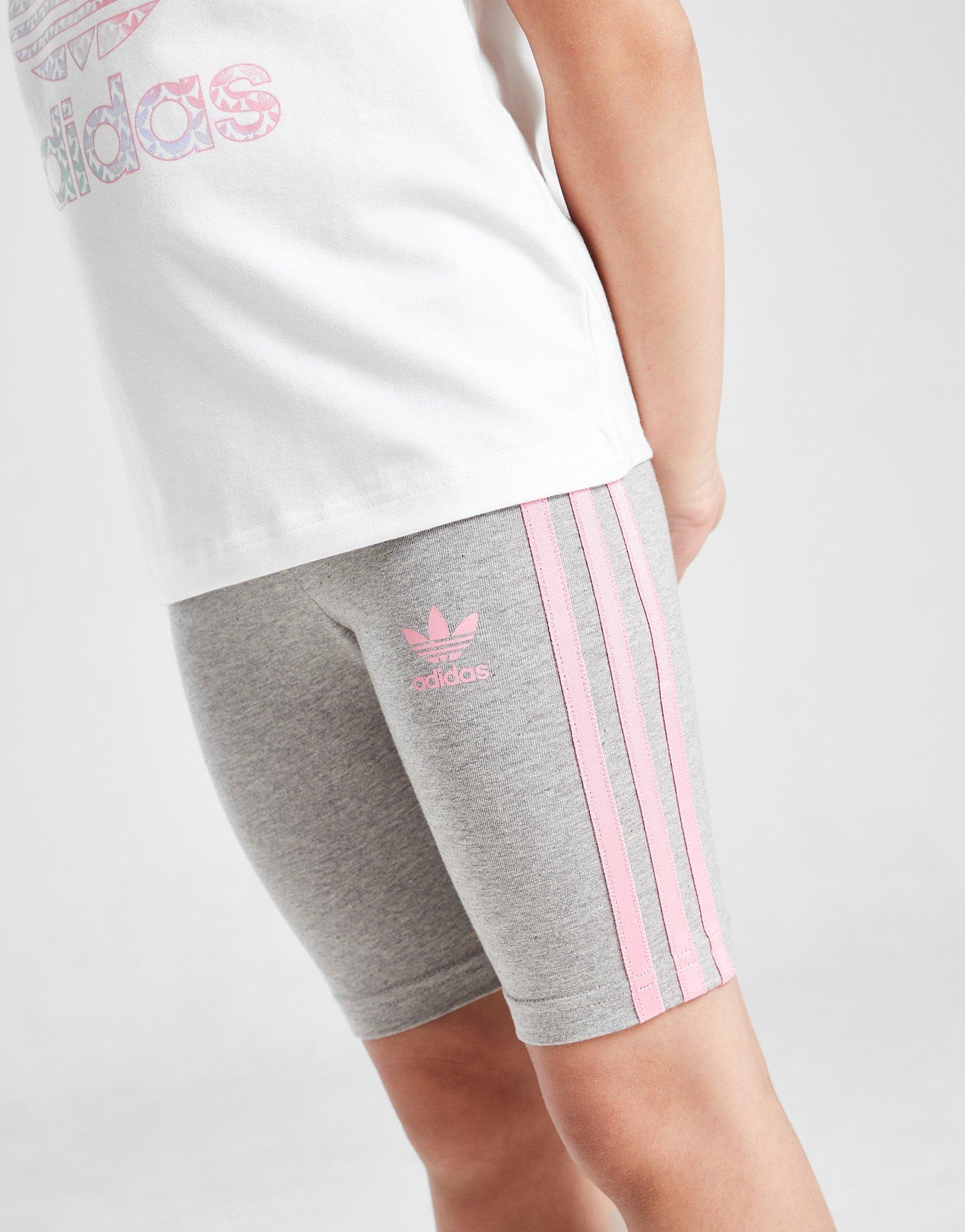 adidas Originals Trefoil All Over Print T-Shirt/Shorts Set Children