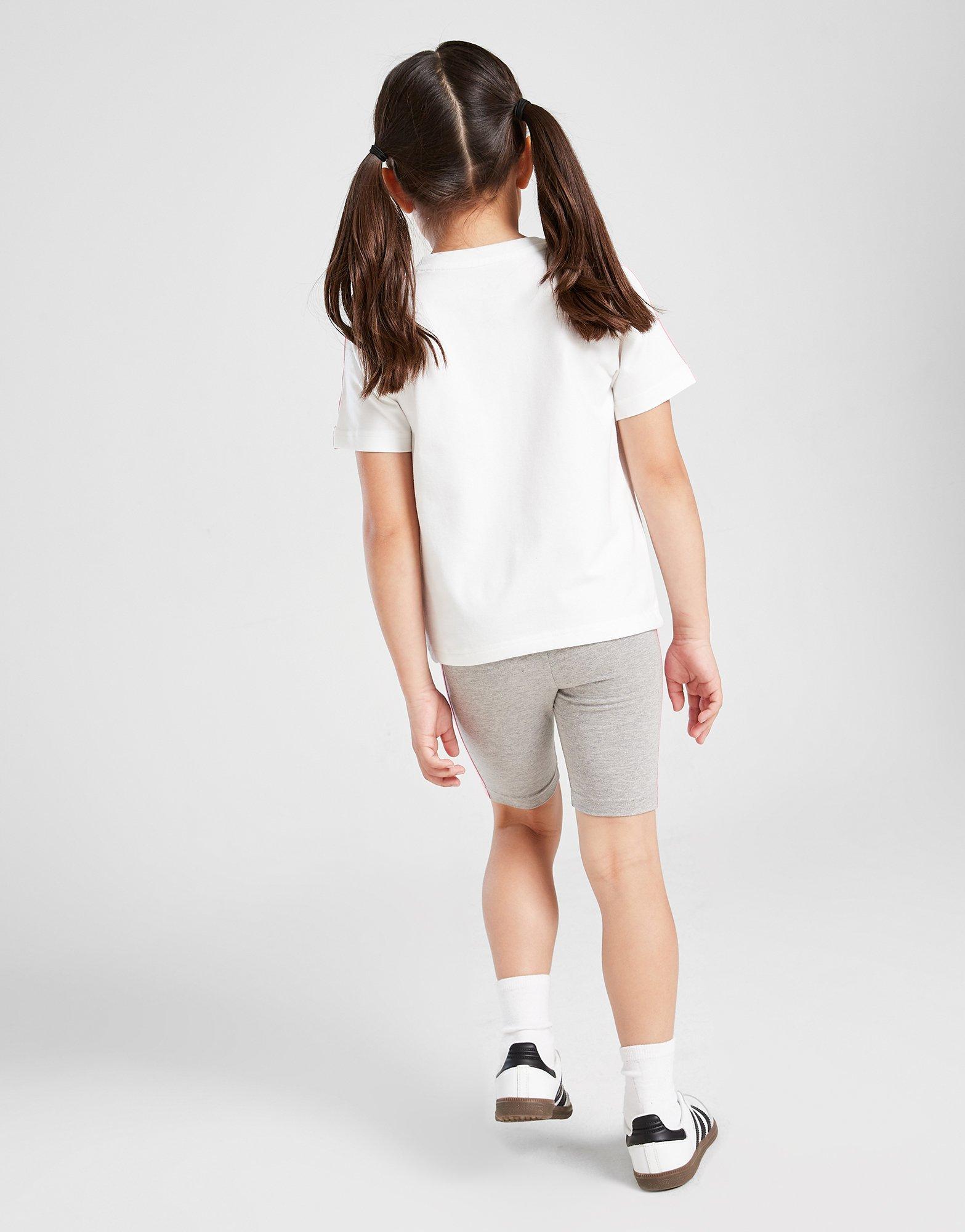 adidas Originals Trefoil All Over Print T-Shirt/Shorts Set Children
