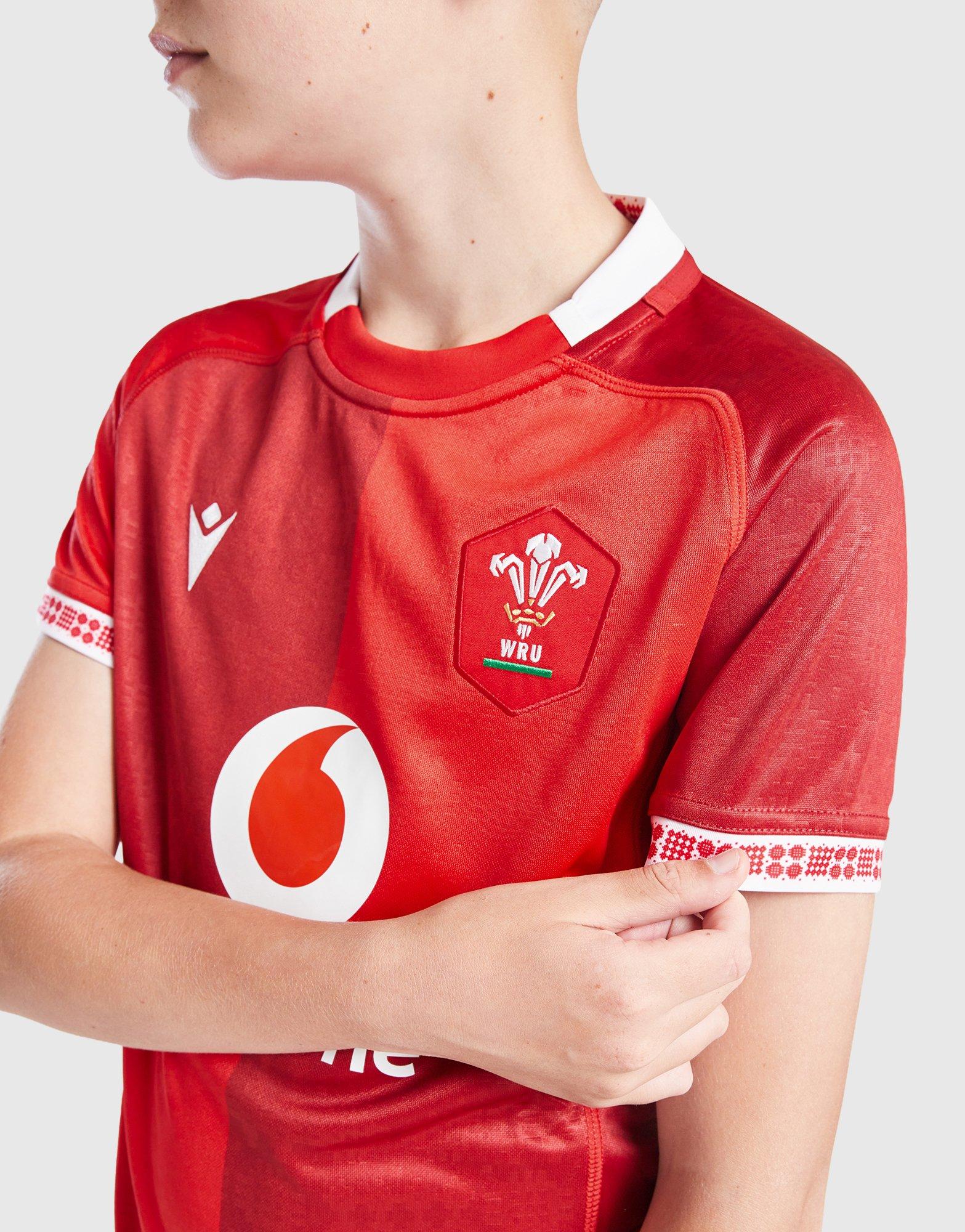 Macron Welsh Rugby 2025/26 Home Shirt Junior
