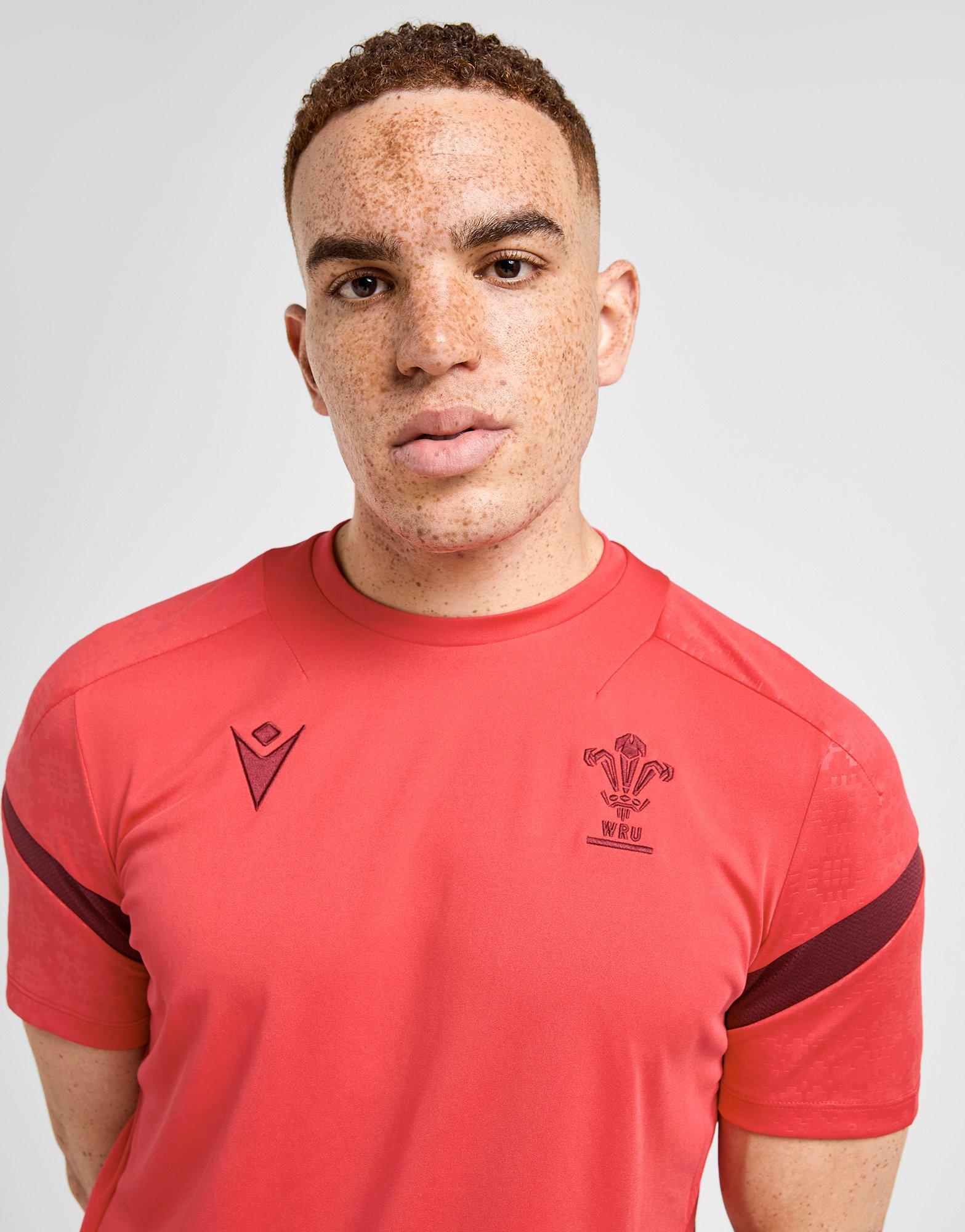 Macron Wales Rugby Training Shirt