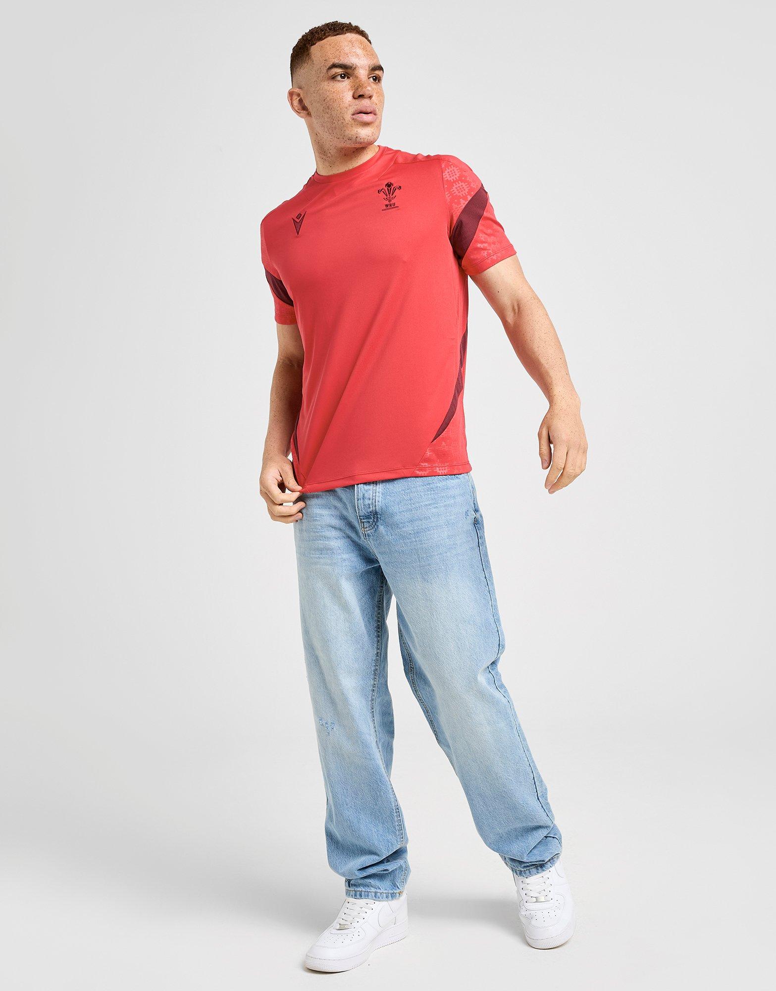 Macron Wales Rugby Training Shirt