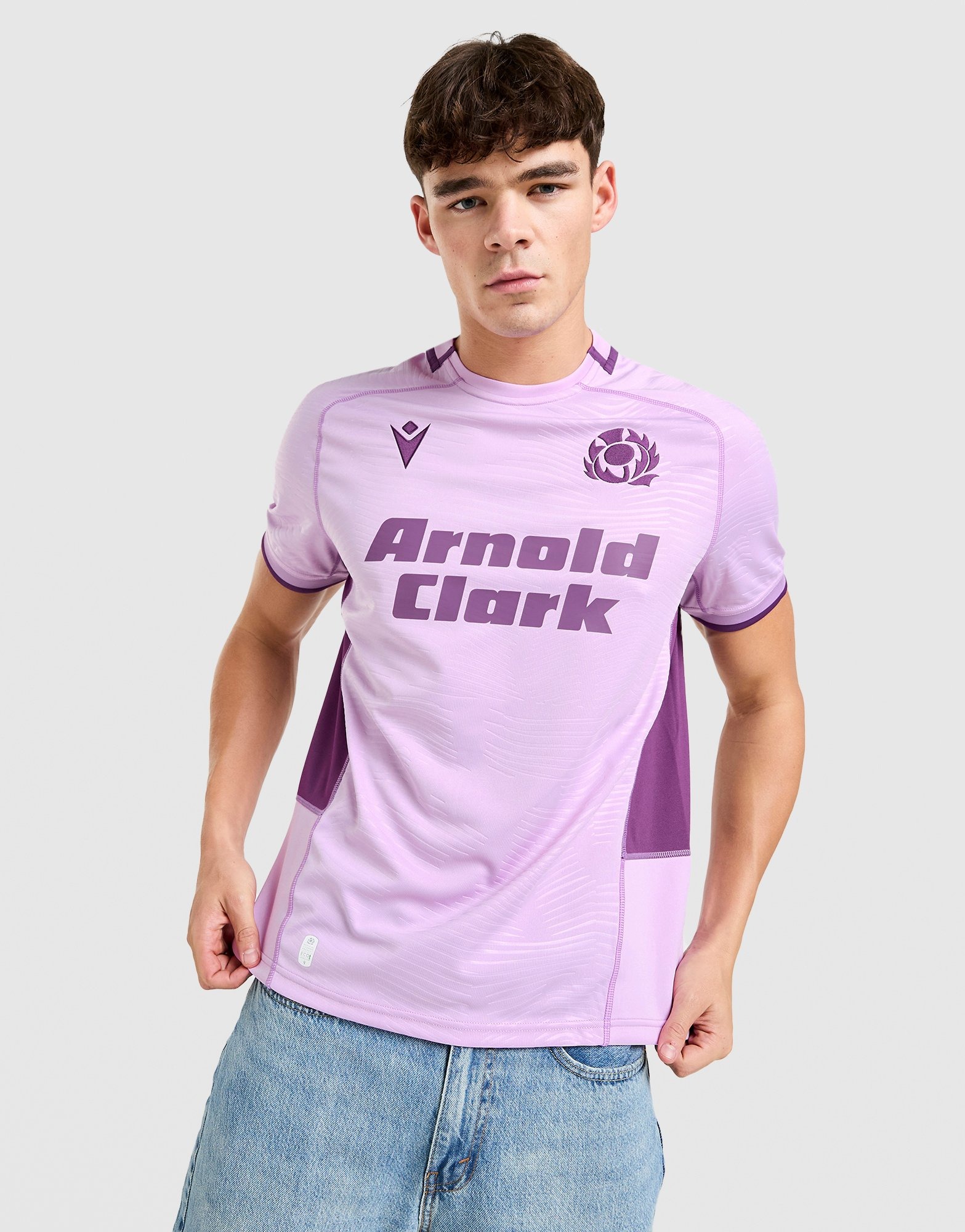 Purple Macron Scotland Rugby 2025/26 Away Shirt | JD Sports UK