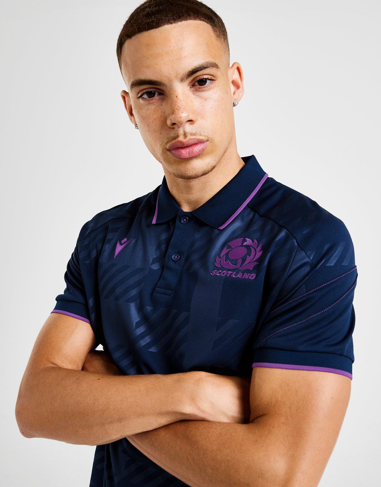 Macron Scotland Rugby Travel Polo Shirt