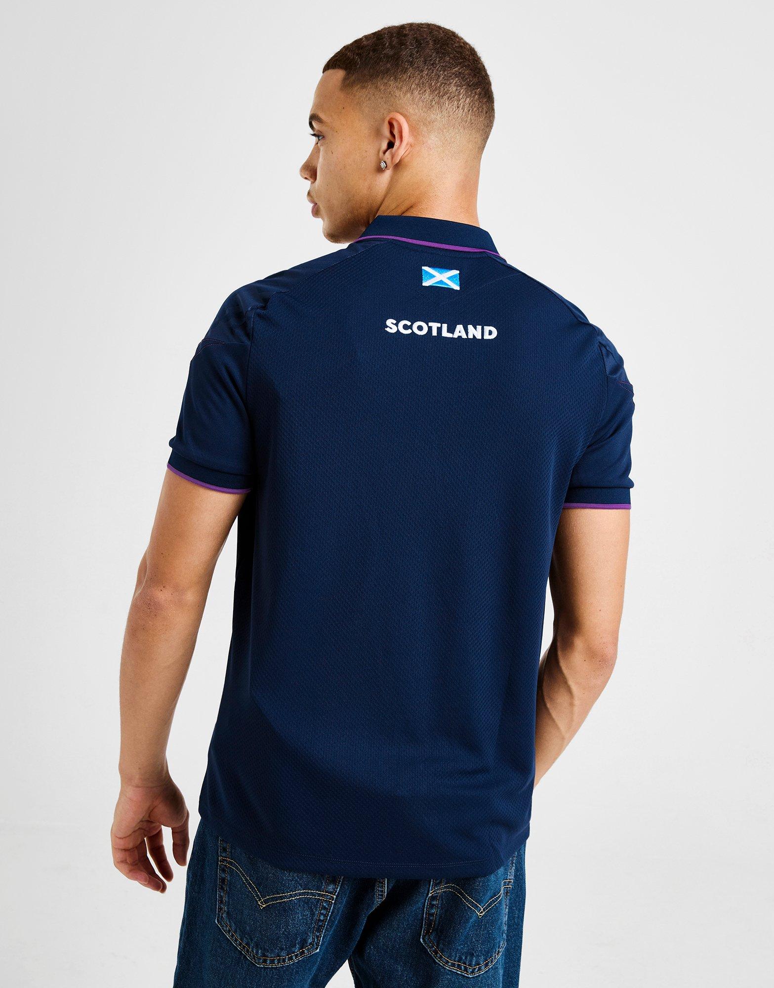 Macron Scotland Rugby Travel Polo Shirt