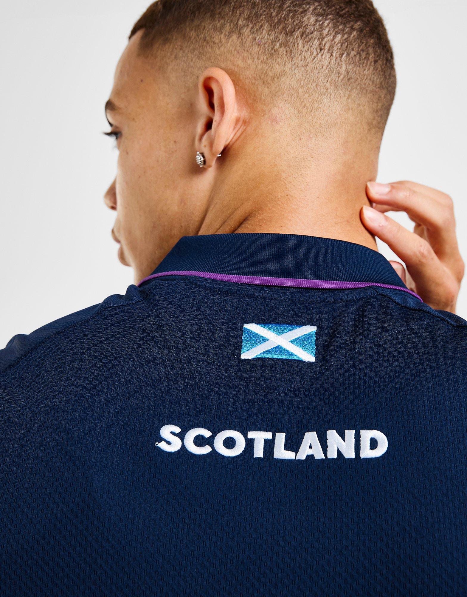 Macron Scotland Rugby Travel Polo Shirt