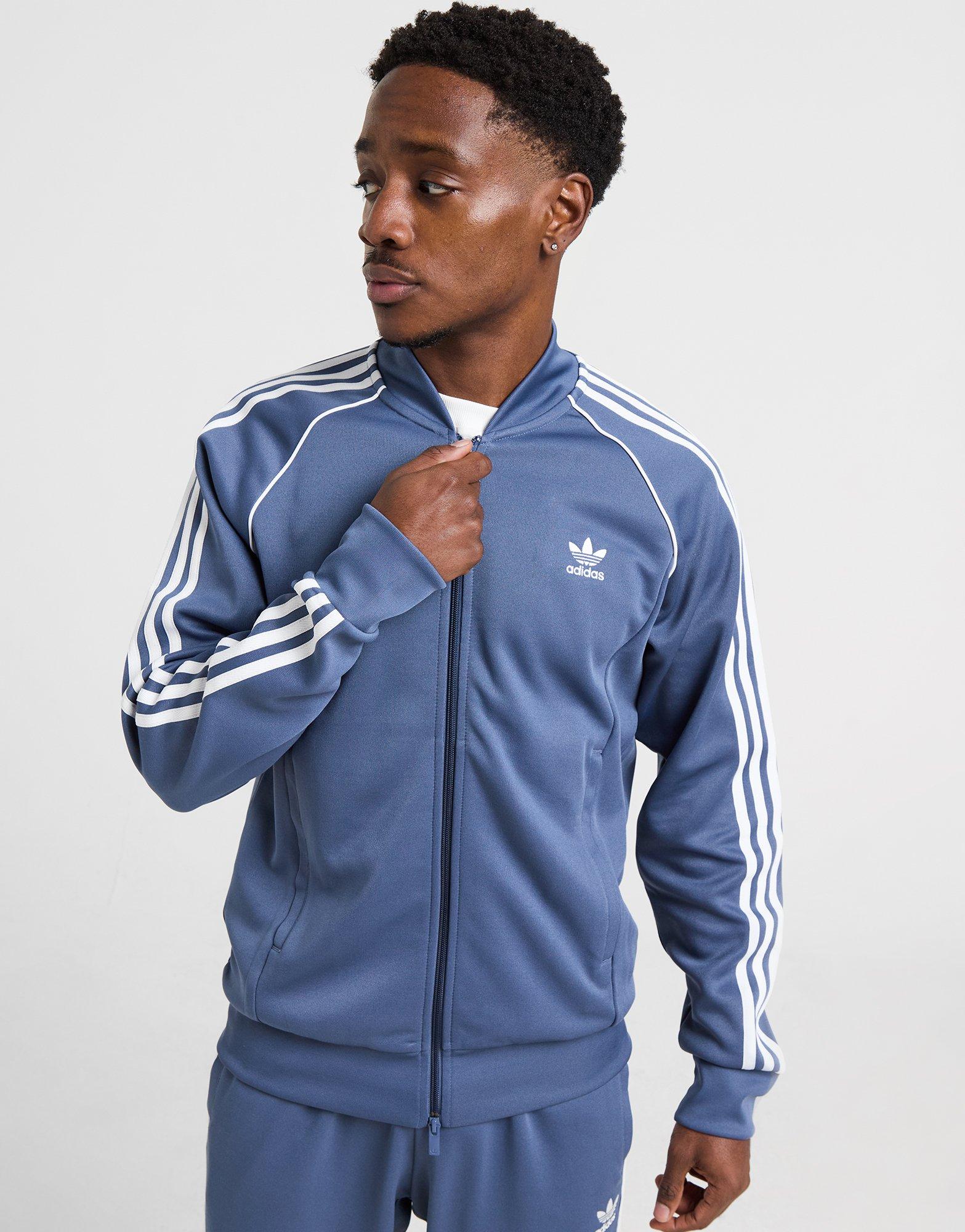 Blue adidas Originals SST Track Top - JD Sports Global