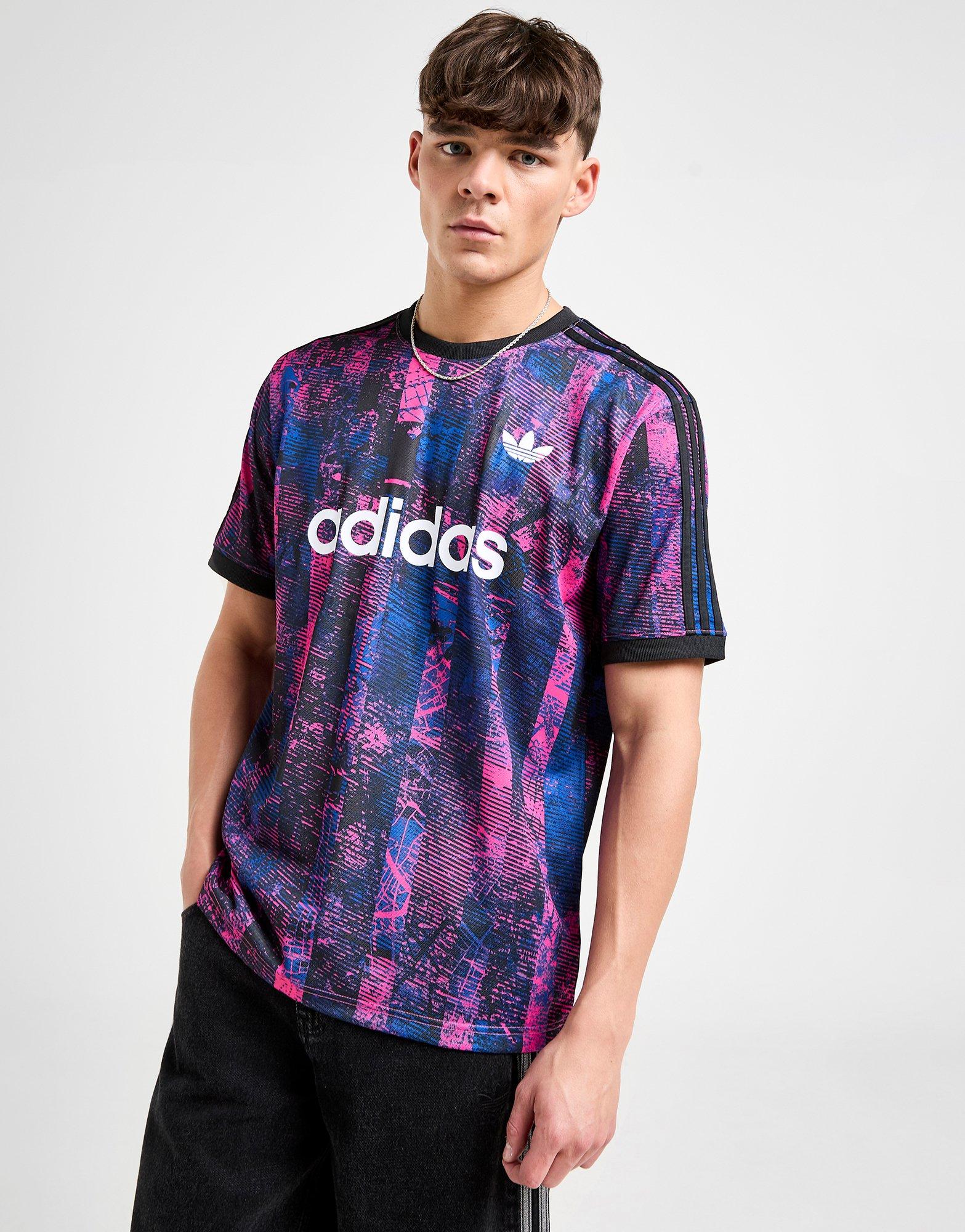 Pink adidas Originals Football T-Shirt JD Sports UK