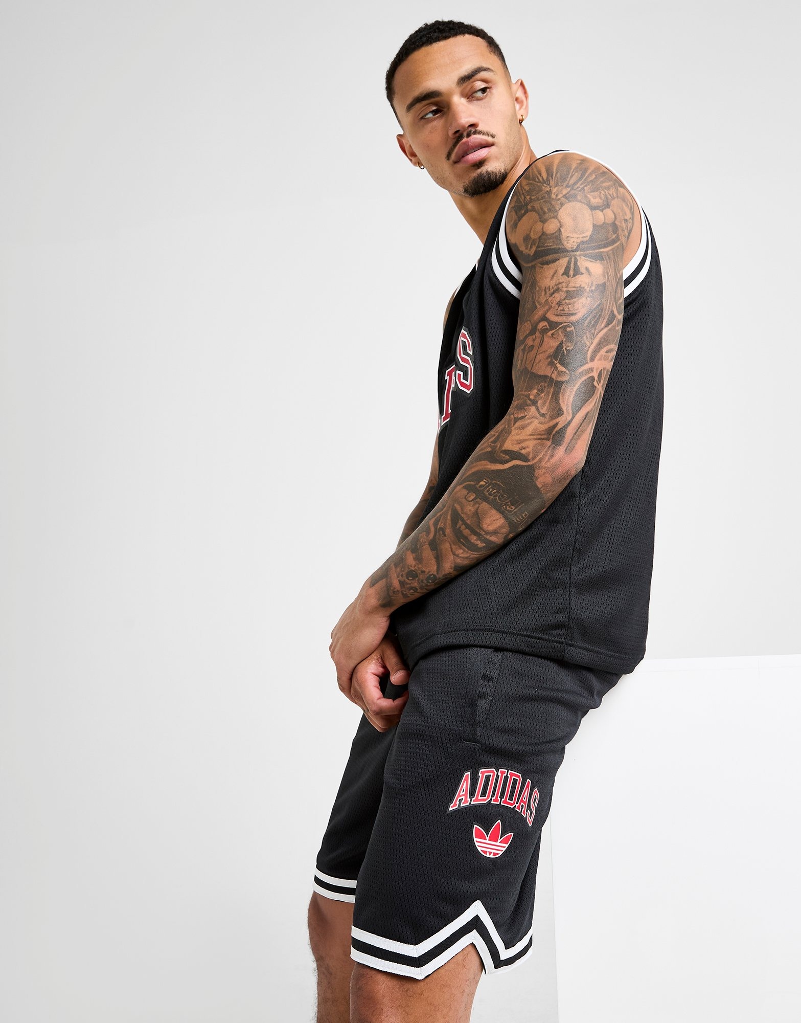 Pantaloncini AMIRI Bandana Neri Taglia L &ndash; Uncinetto E Tasche, Stile Basket Uomo