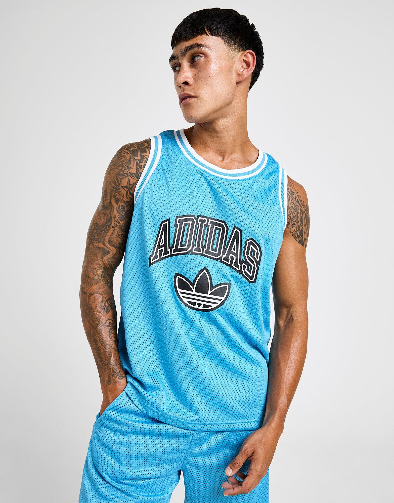 【adidas】Arch Basketball Vest 関税送料込 adidas Originals Arch Basketball Vest Blau - JD Sports