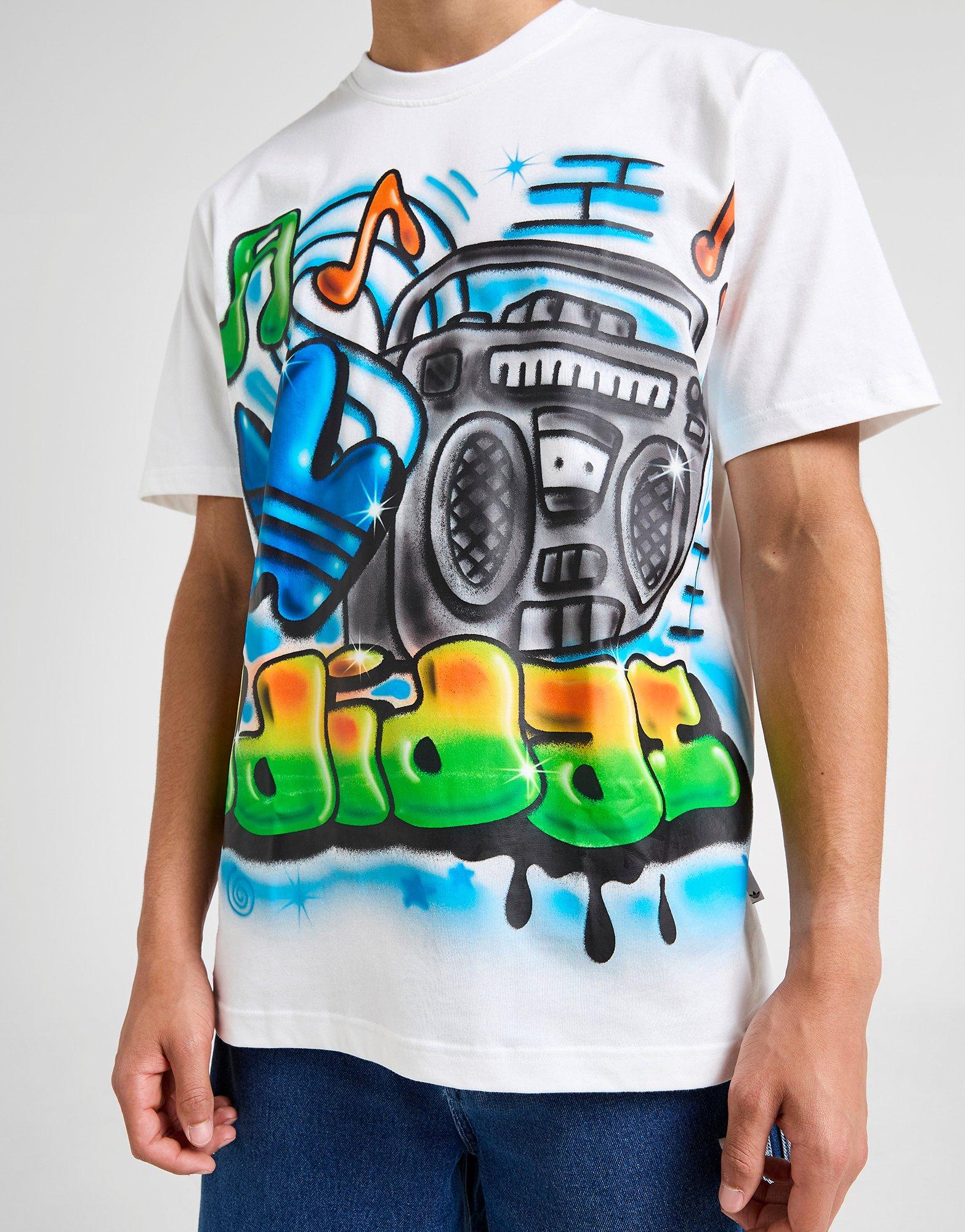 adidas｜ Originals Boombox グラフィック半袖Tシャツ White adidas Originals Boombox T-Shirt - JD Sports Global
