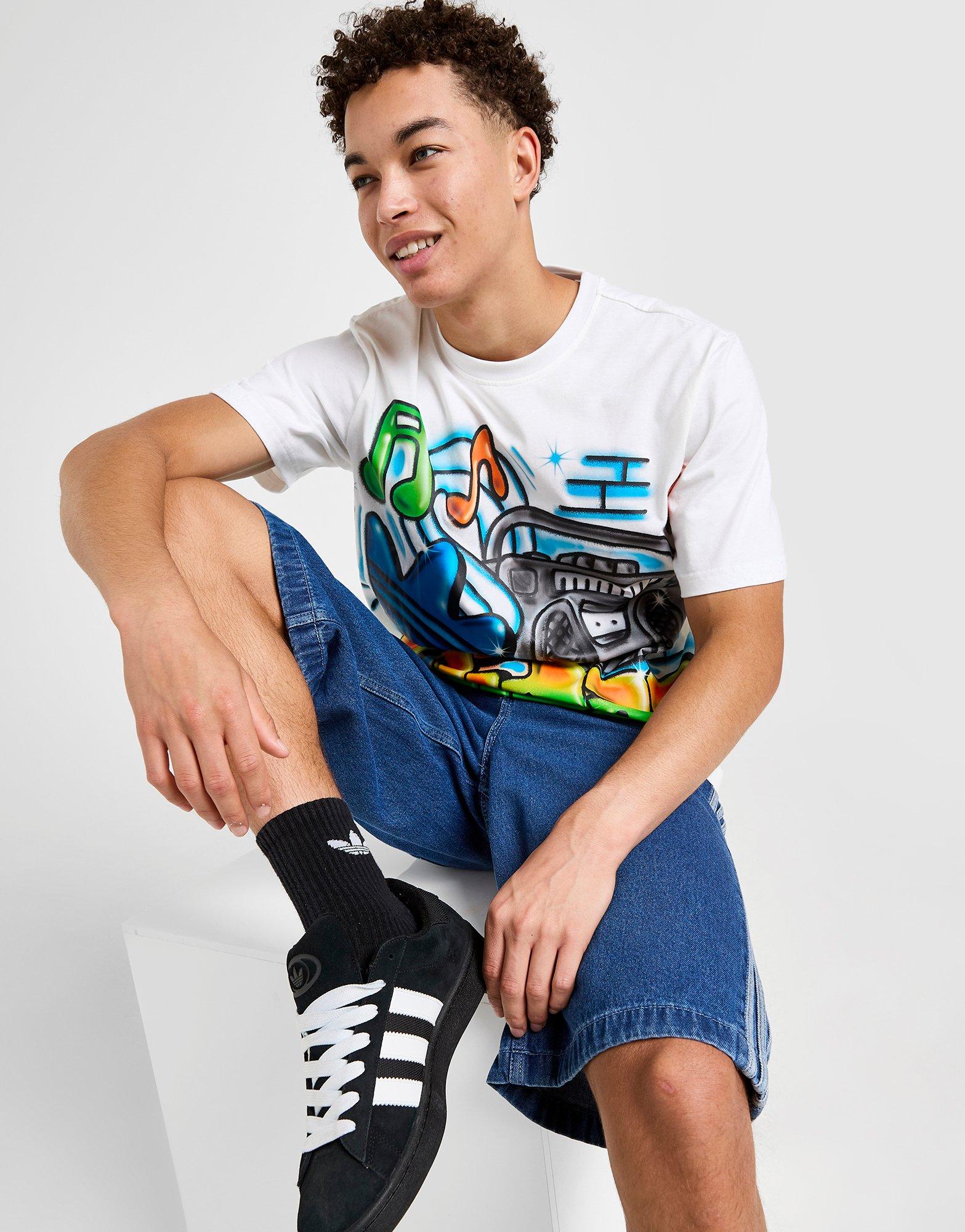 White adidas Originals Boombox T-Shirt - JD Sports Global