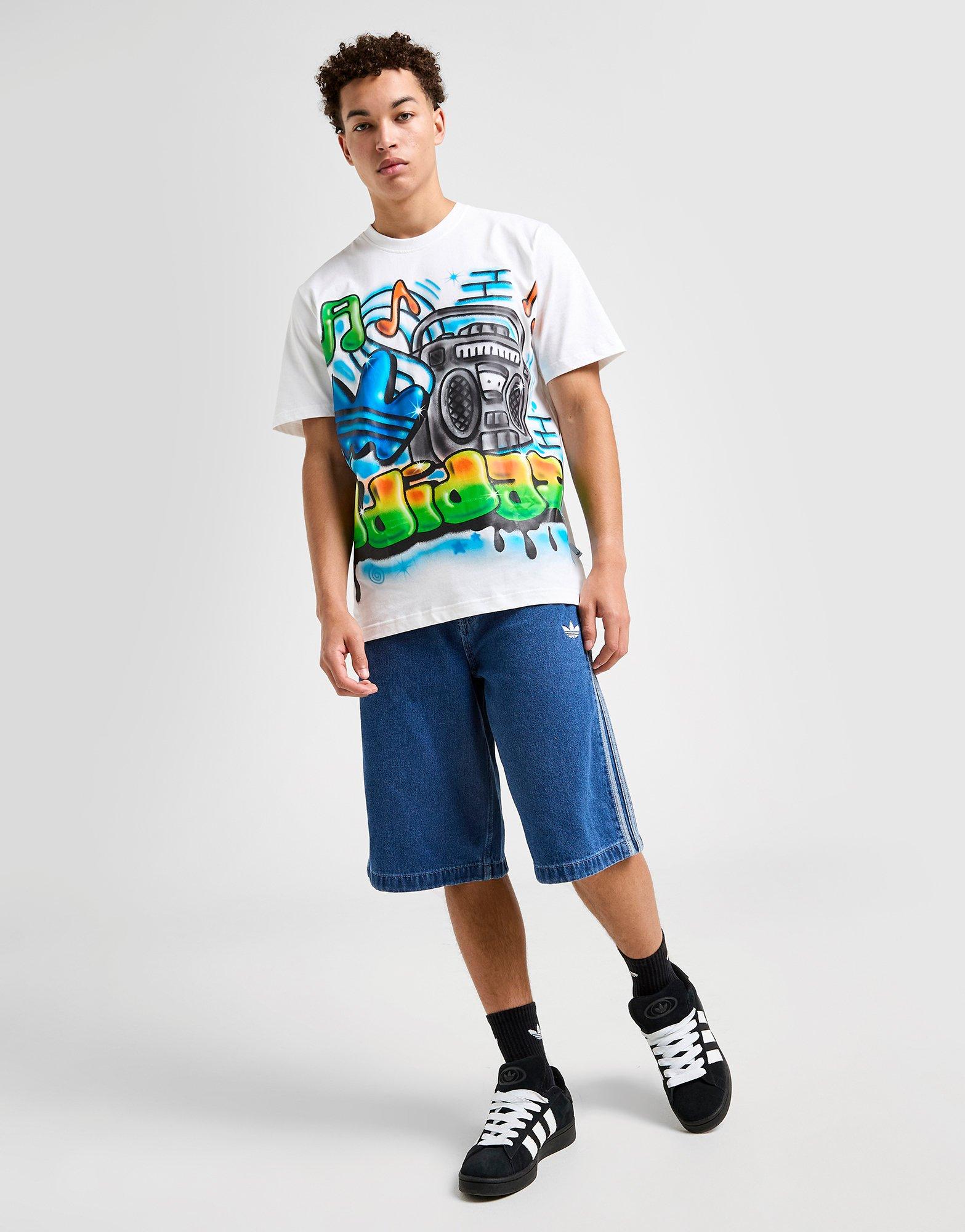 adidas｜ Originals Boombox グラフィック半袖Tシャツ White adidas Originals Boombox T-Shirt - JD Sports Global
