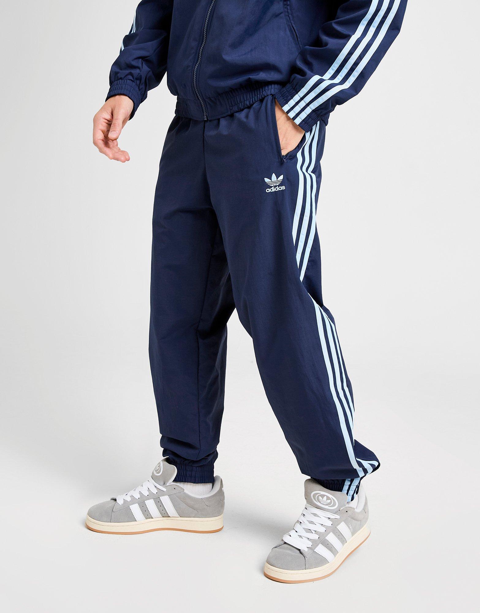 Blue adidas Originals Woven Firebird Track Pants - JD Sports