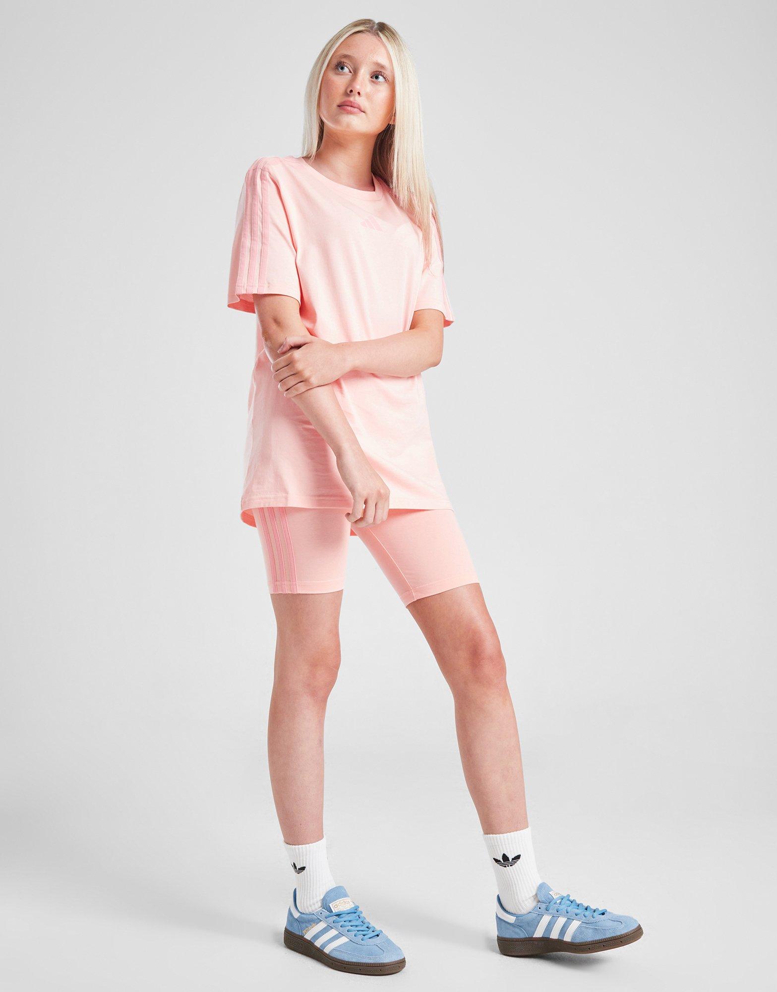 adidas Girls' 3-Stripes T-Shirt Junior