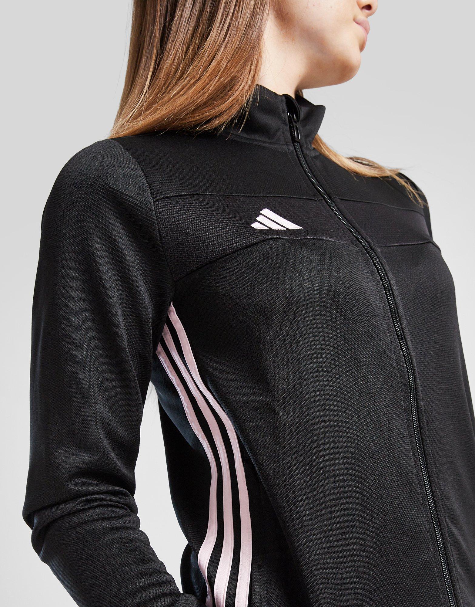 adidas Girls' Poly Full Zip Tracksuit Junior
