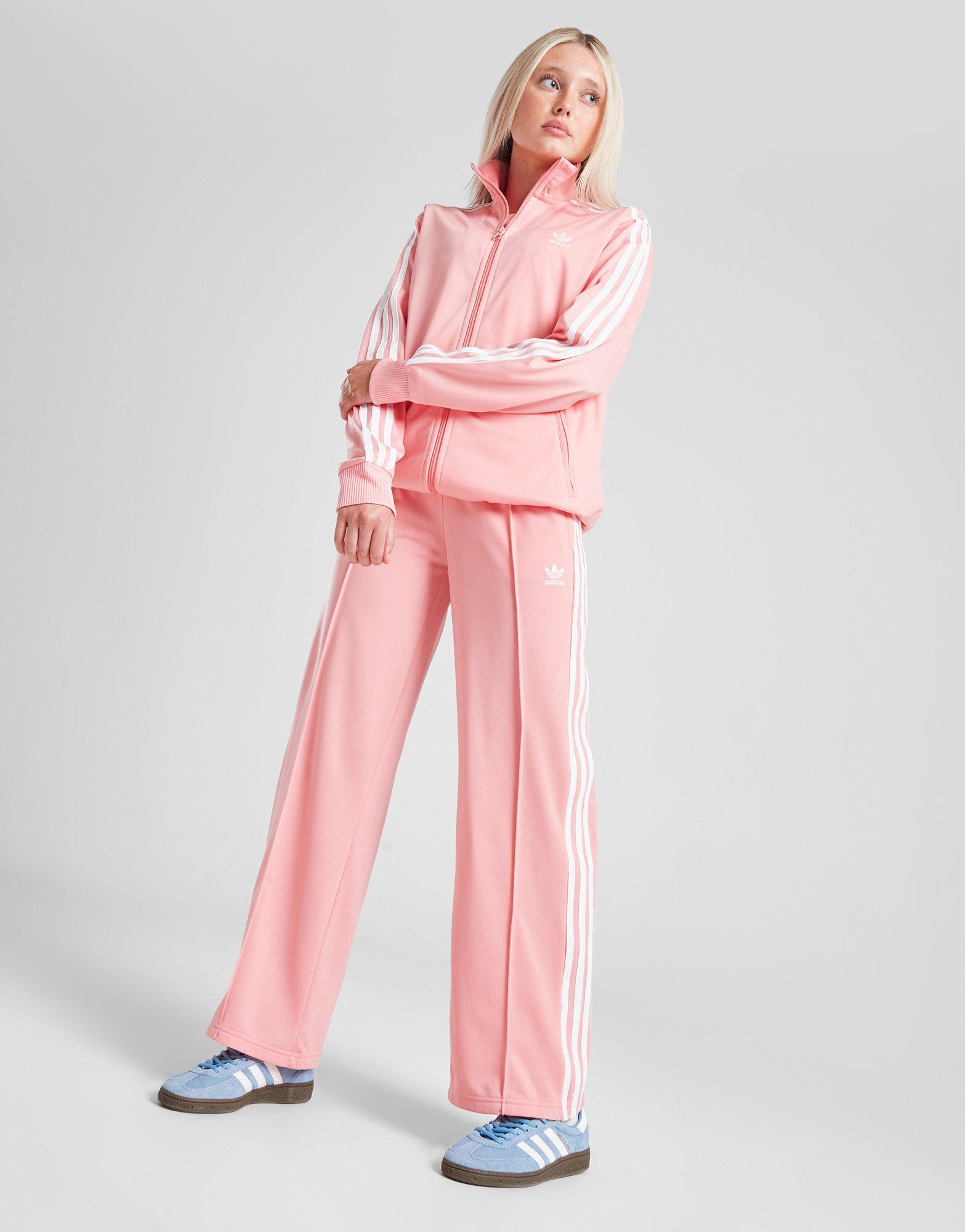 adidas Originals Girls' Firebird Wide Leg Track Pants Junior