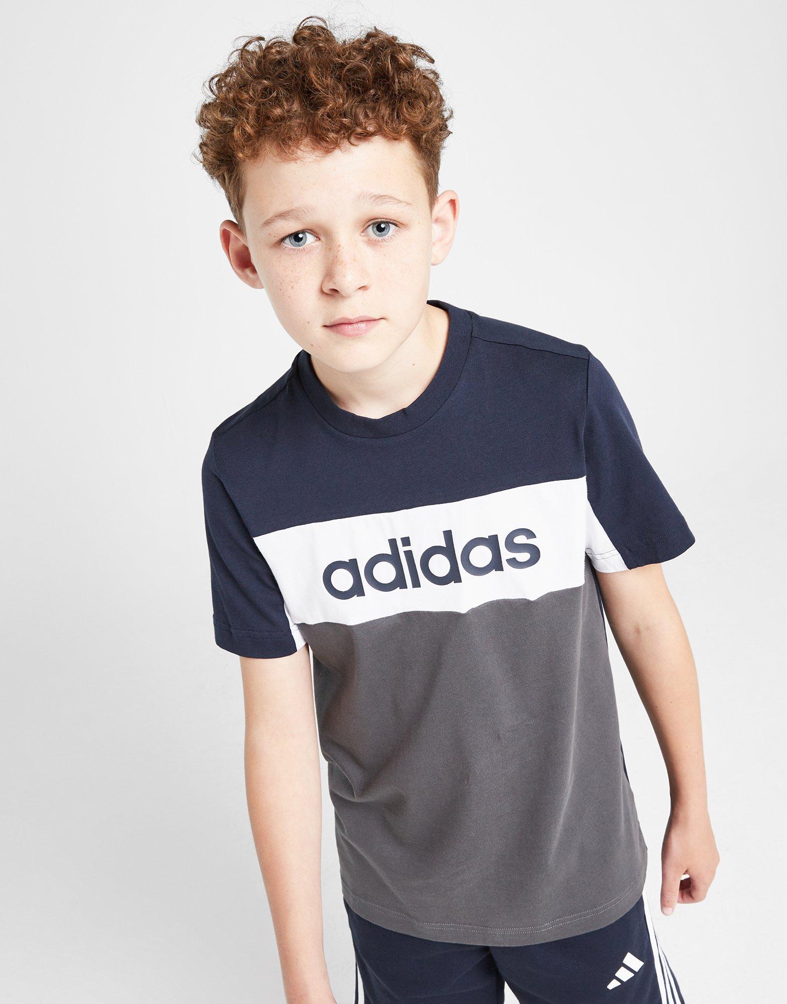 adidas Colour Block T-Shirt Junior