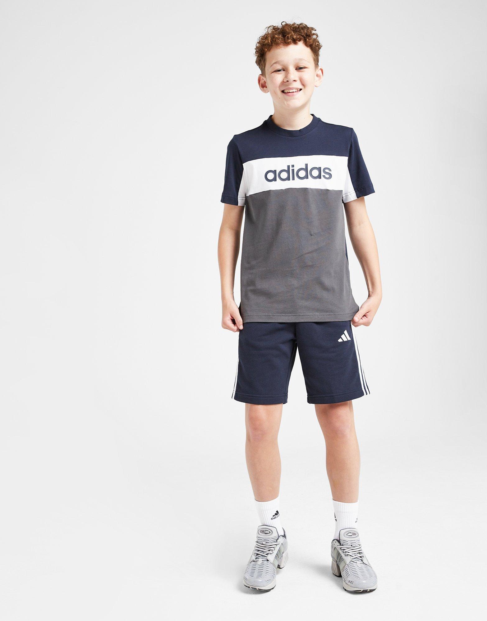 adidas Colour Block T-Shirt Junior