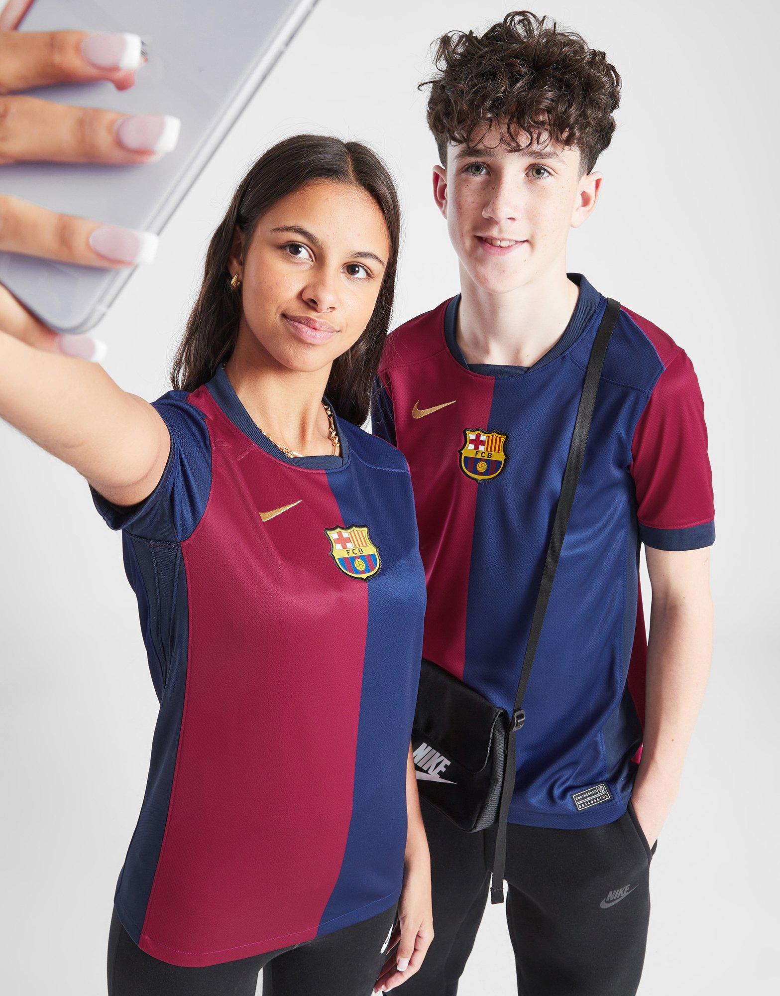 Blue Nike Fc Barcelona 2024/25 Home Shirt Junior - JD Sports