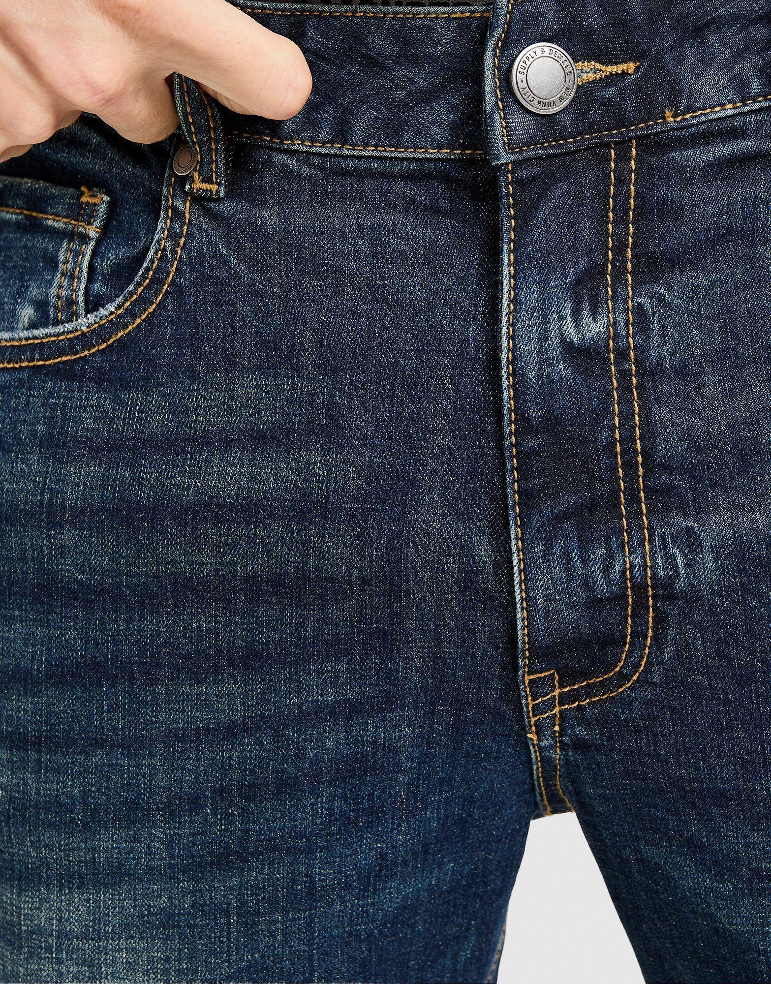 Supply & Demand Washed Core Slim Jeans