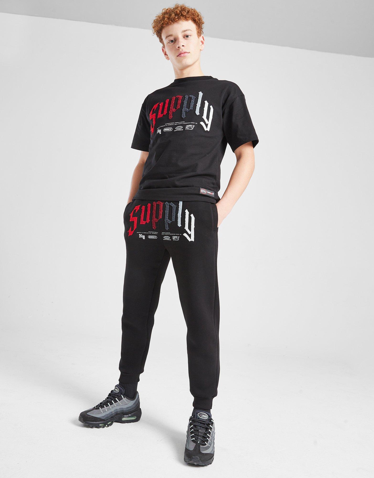 【あすつく】 Joggers Bianco Demand & Supply Black Junior UK Sports JD | Clothing