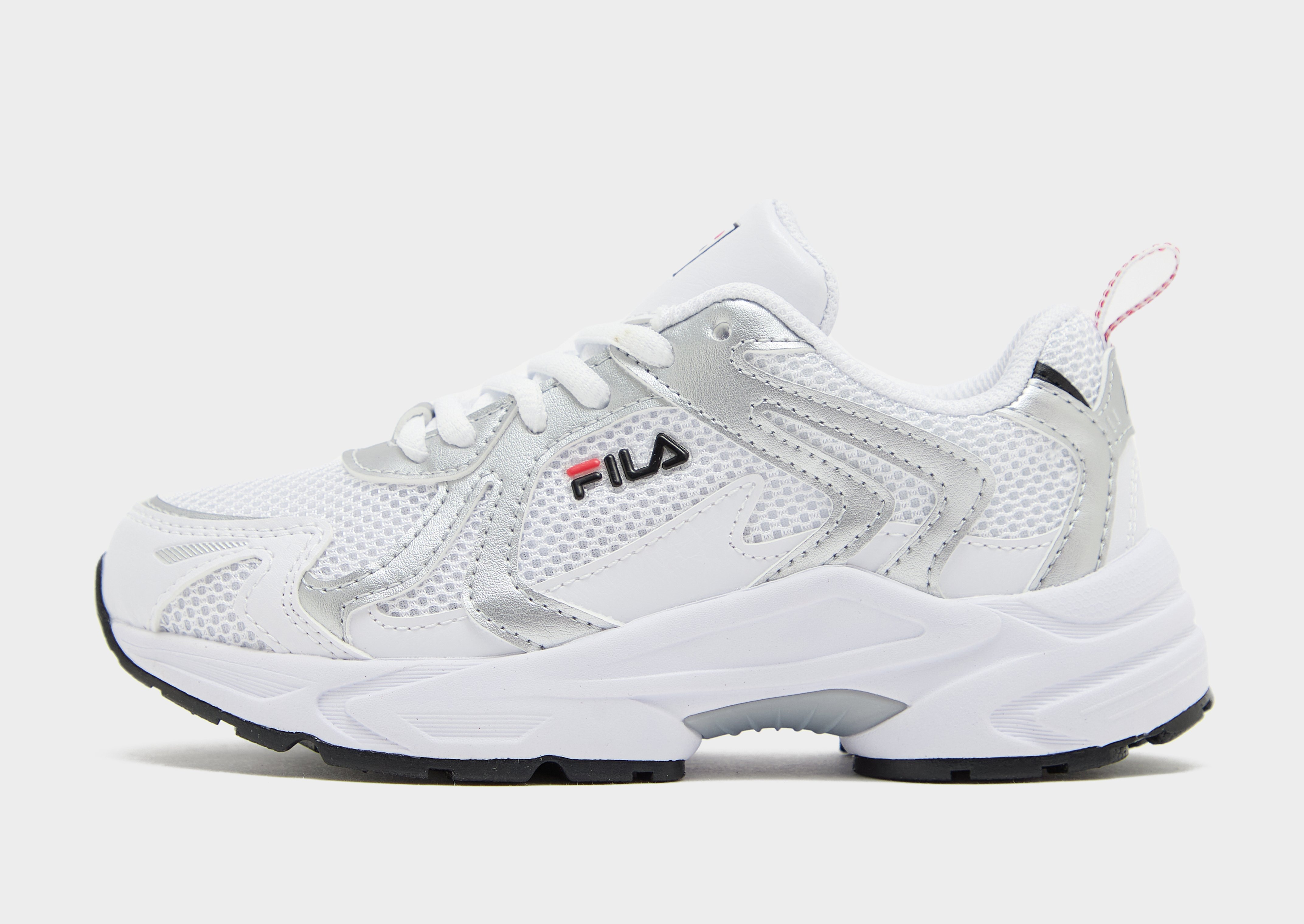 jd sports white fila trainers