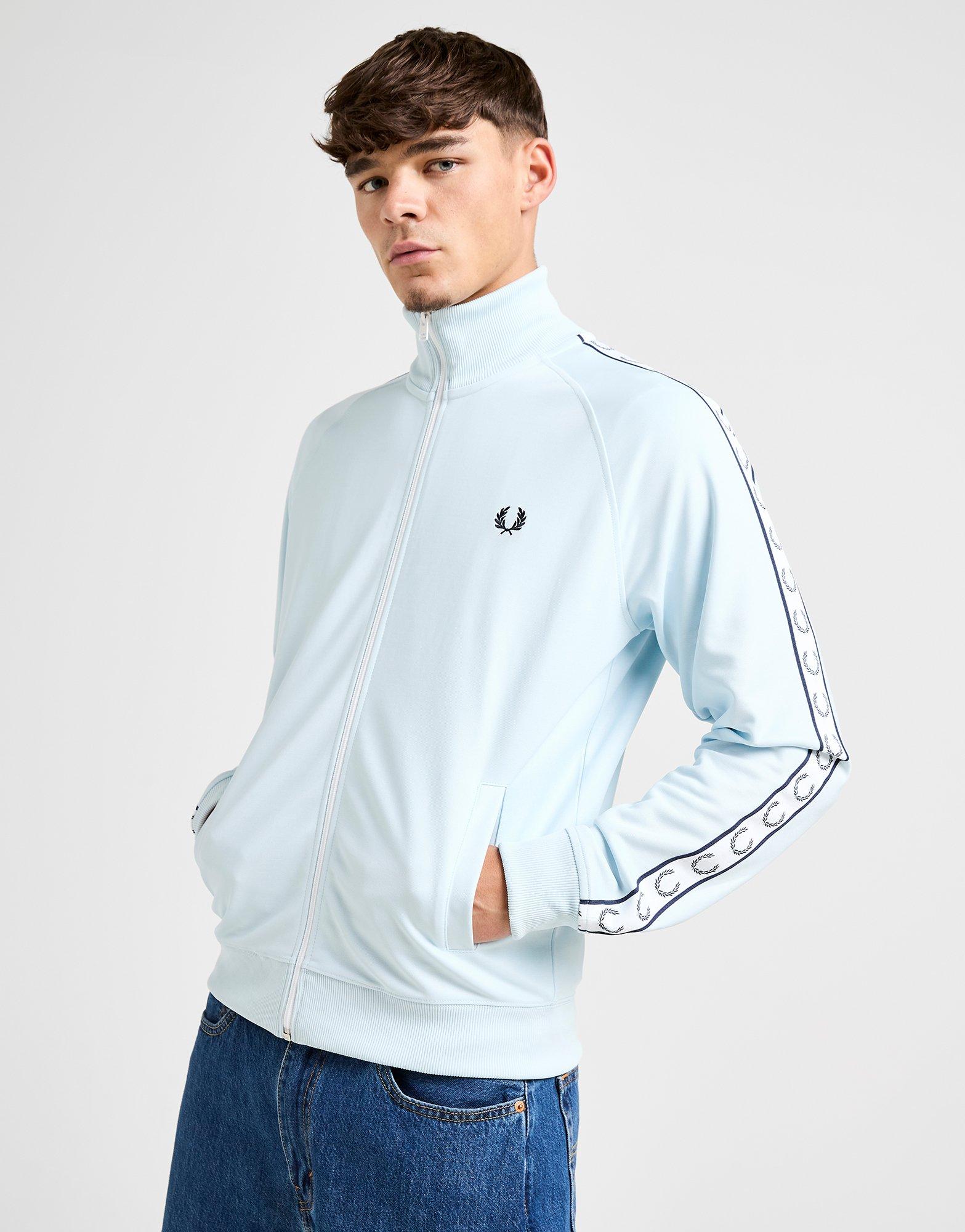 Blue Fred Perry Taped Track Top - JD Sports Global