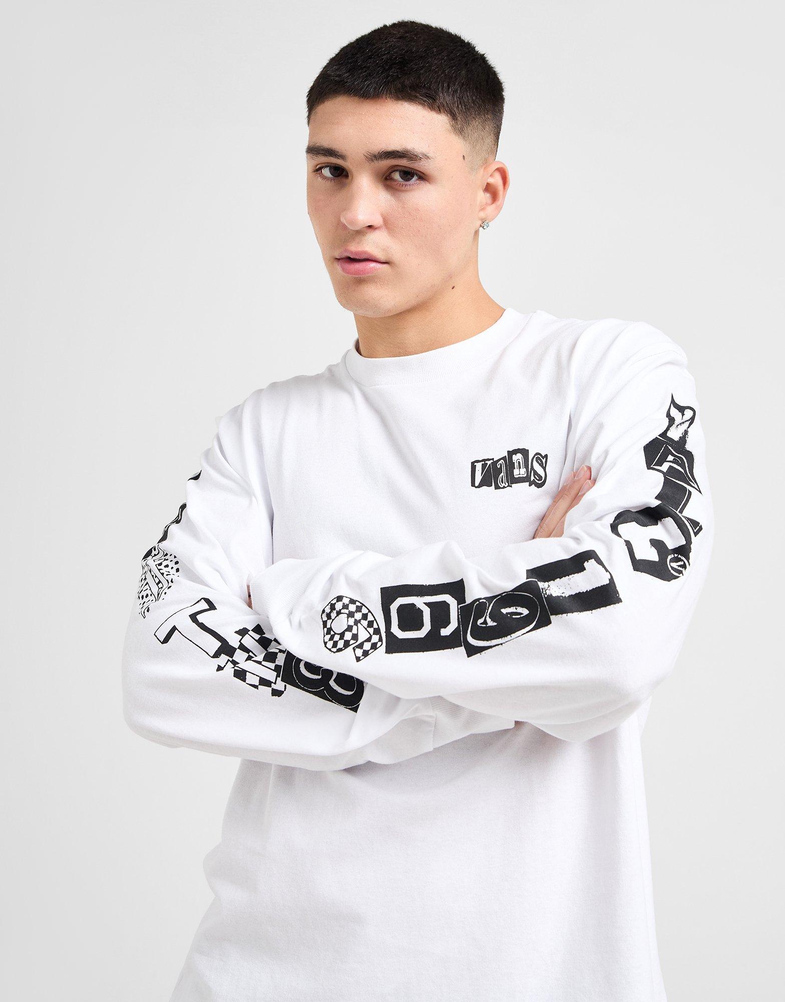 White Vans Cut N Paste Long Sleeve T-Shirt - JD Sports Global
