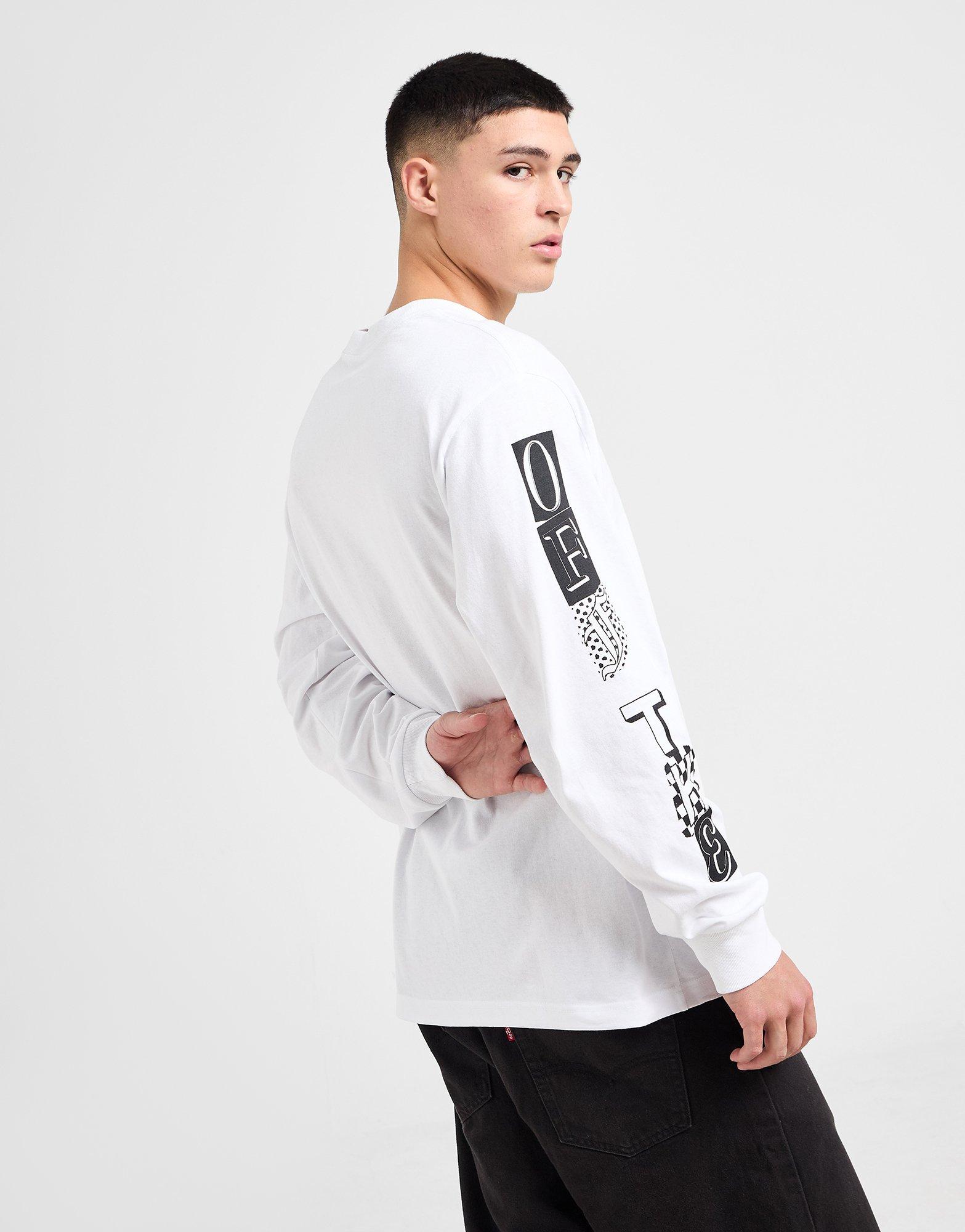 Vans Cut N Paste Long Sleeve T-Shirt Weiss - JD Sports