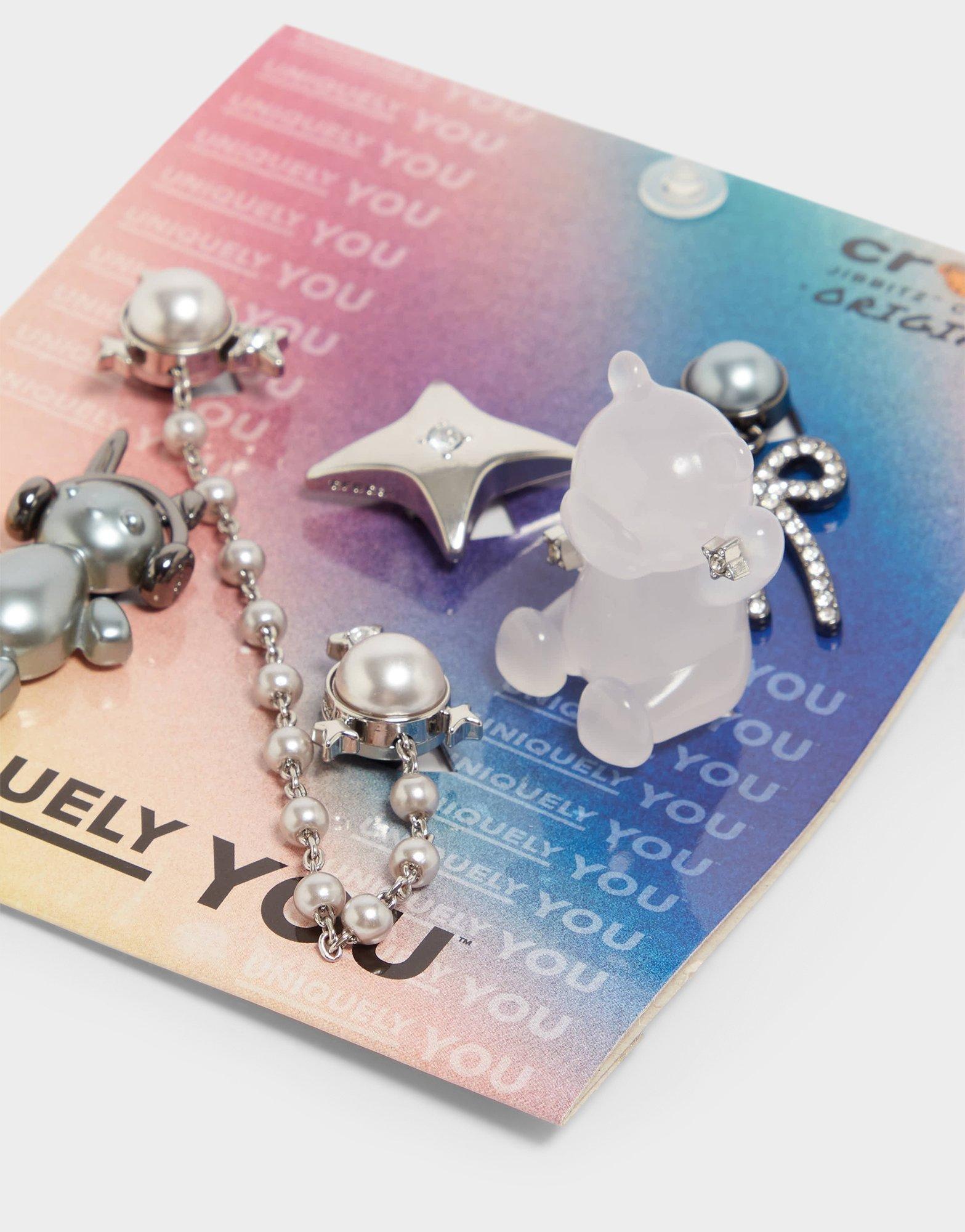 Crocs 5-Pack Silver Cutie Jibbitz Charms