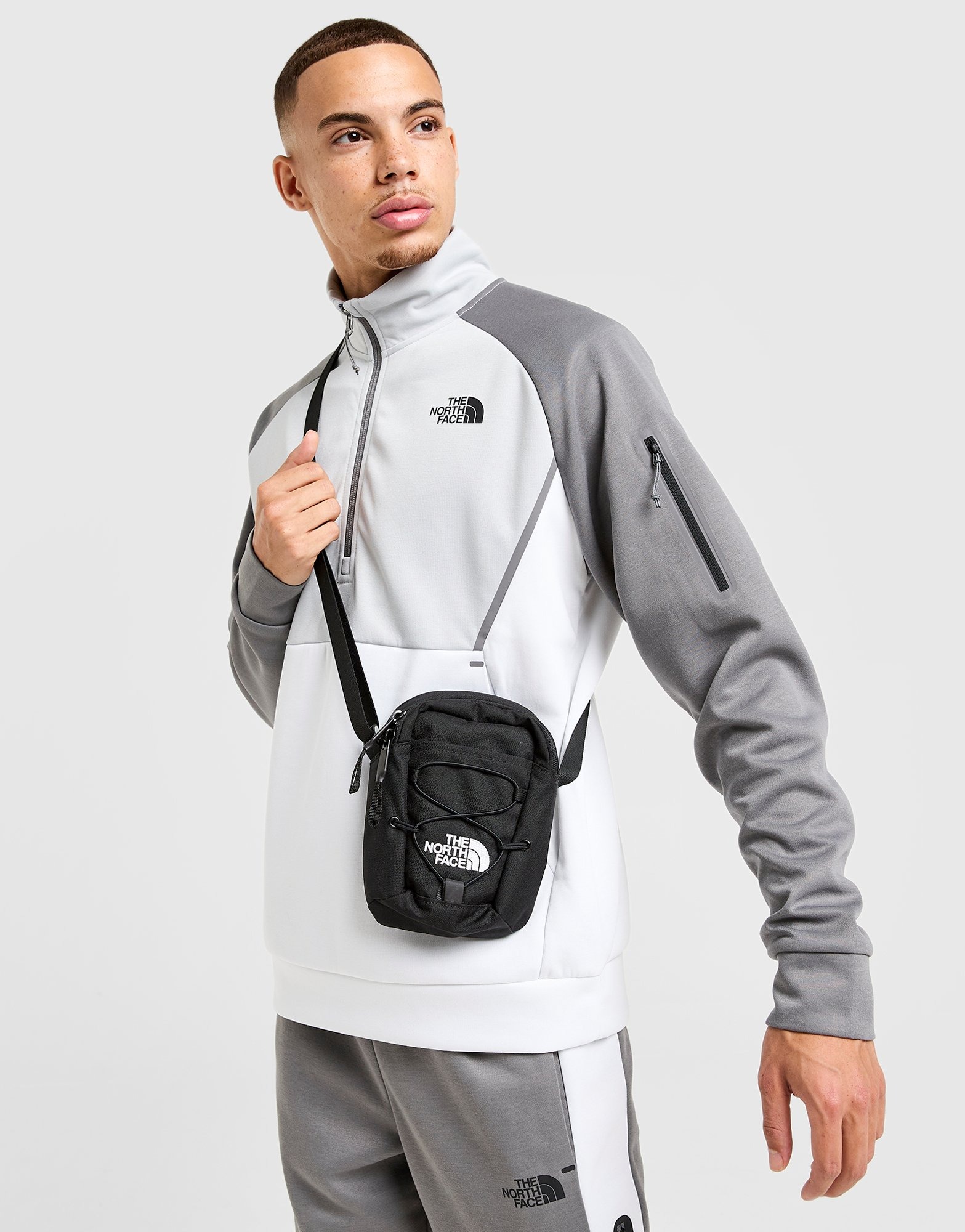 White The North Face Tek 1/2 Zip Top - JD Sports Global
