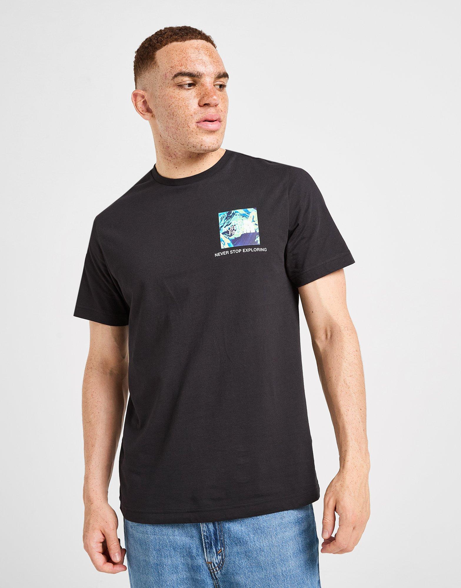 【THE NORTH FACE】Heat Map T-Shirt（送料無料） Black The North Face Heat Map T-Shirt | JD Sports UK