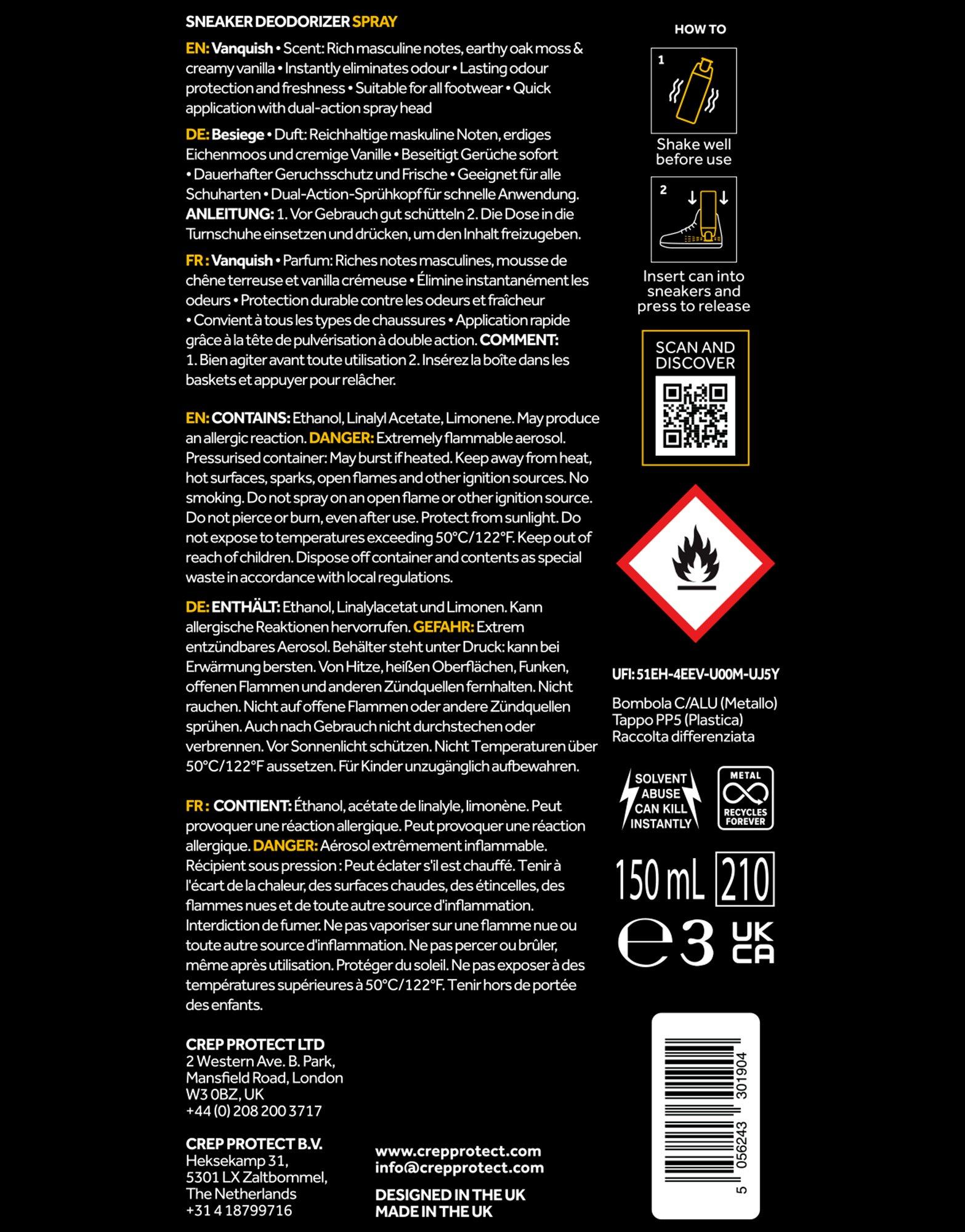 Crep Protect Deo - Vanquish