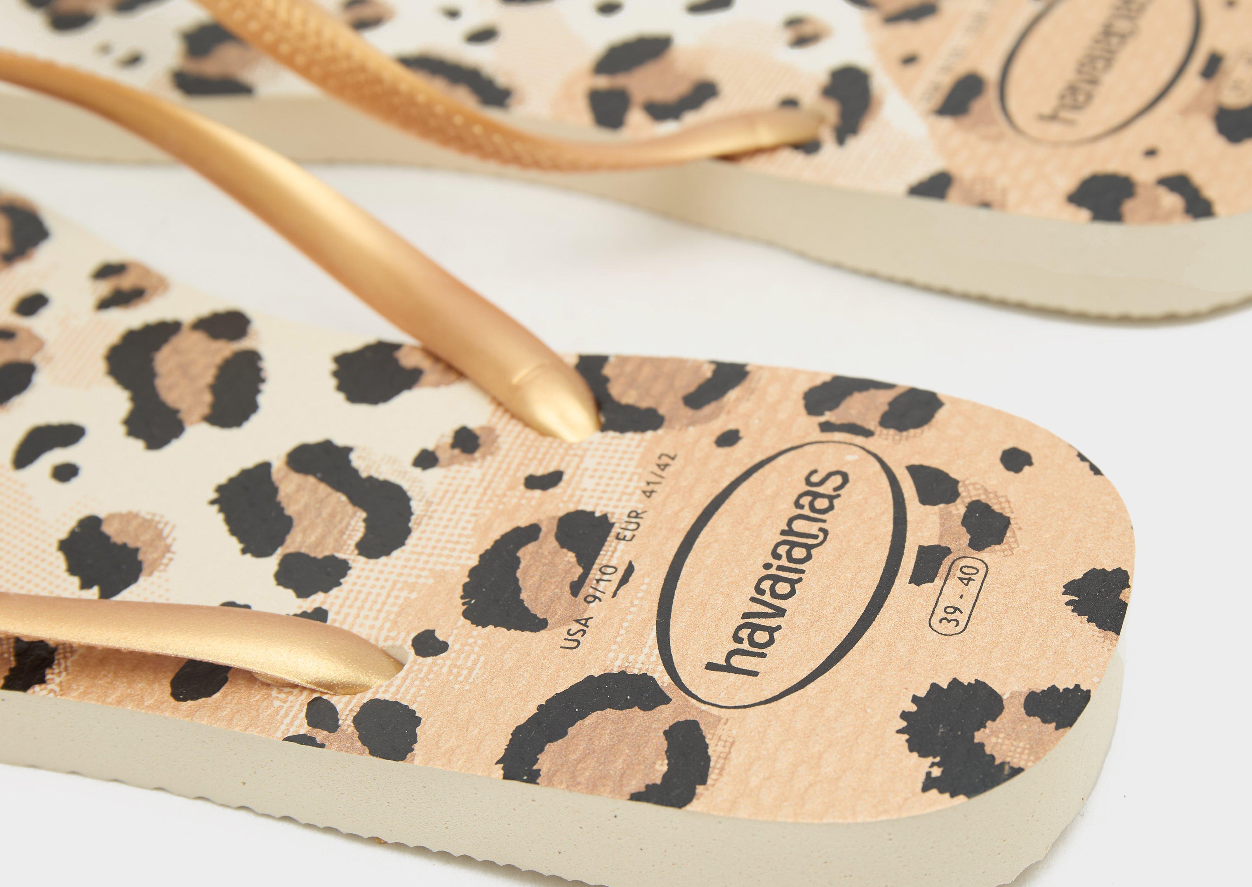 Havaianas Slim Animal Print Flip Flops Women's