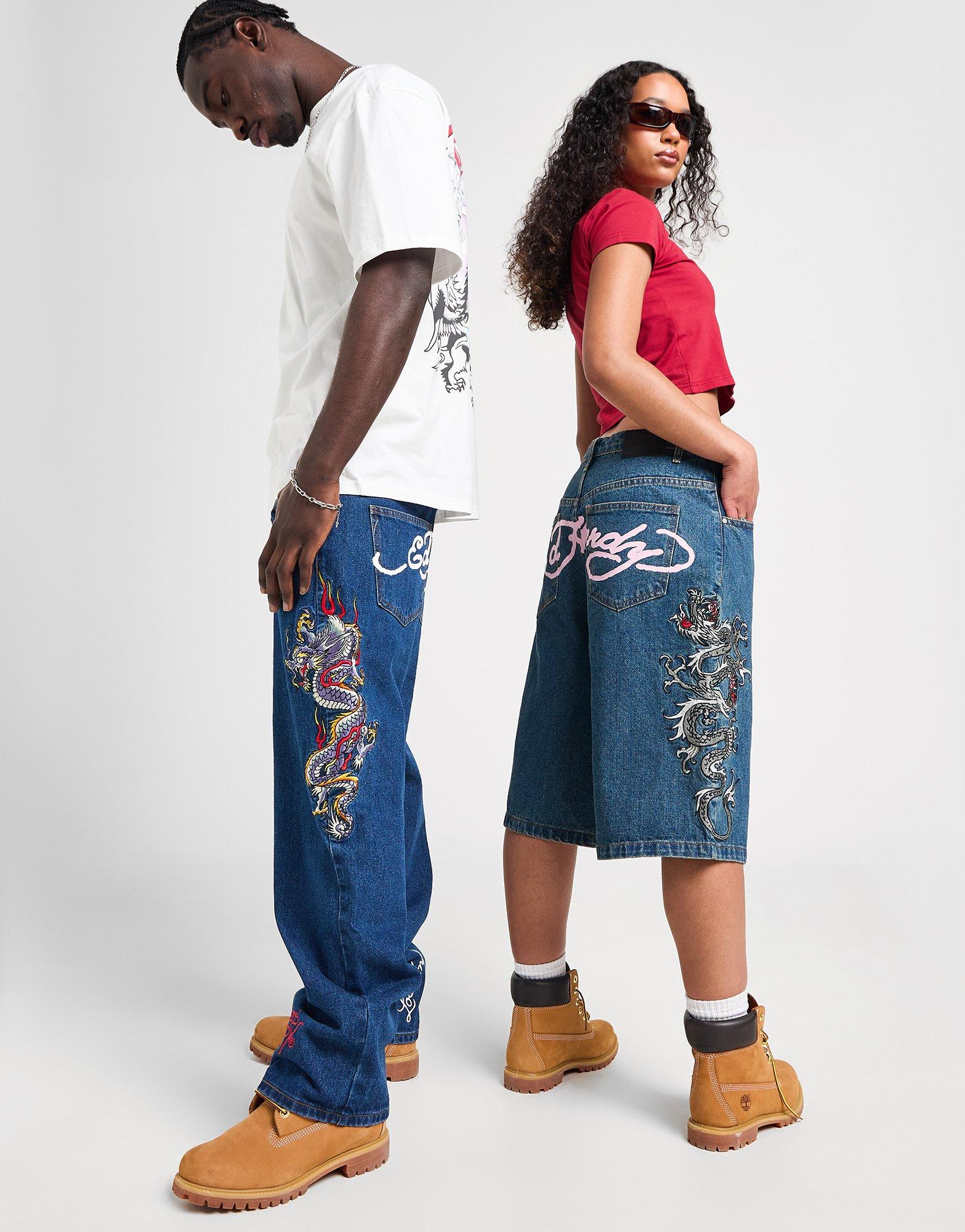 [Ed Hardy]* ジョーツ * Dragon Jorts *ライトブルー Blue Ed Hardy Dragon Jorts - JD Sports Global