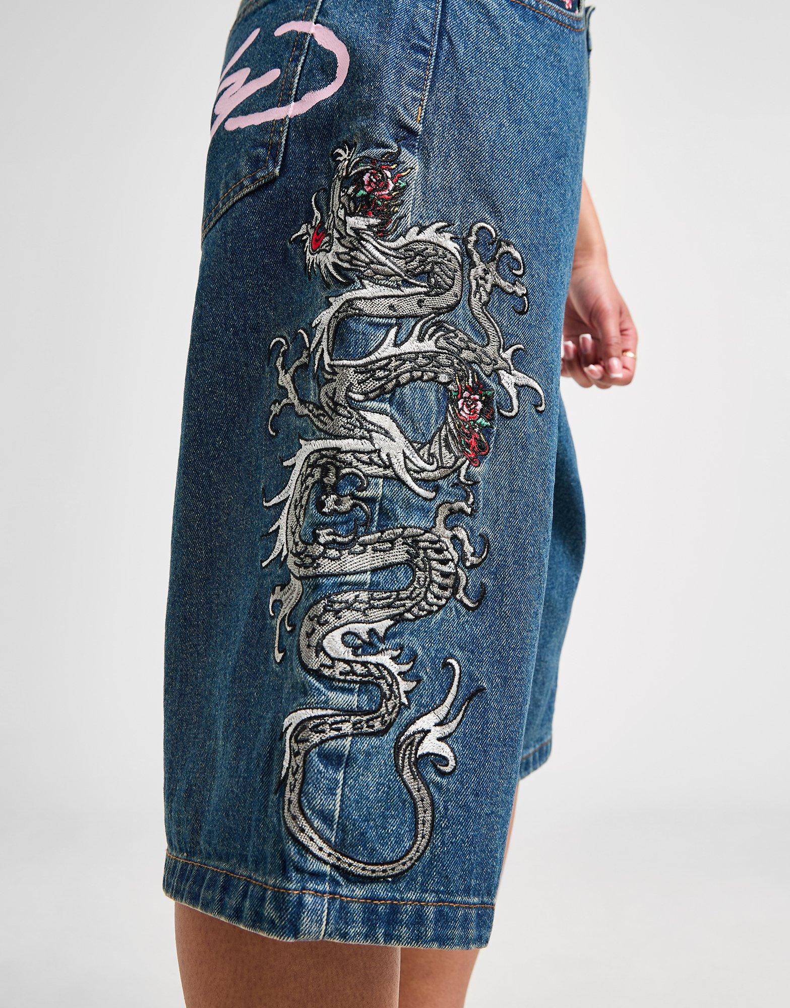 [Ed Hardy]* ジョーツ * Dragon Jorts *ライトブルー Blue Ed Hardy Dragon Jorts - JD Sports Global