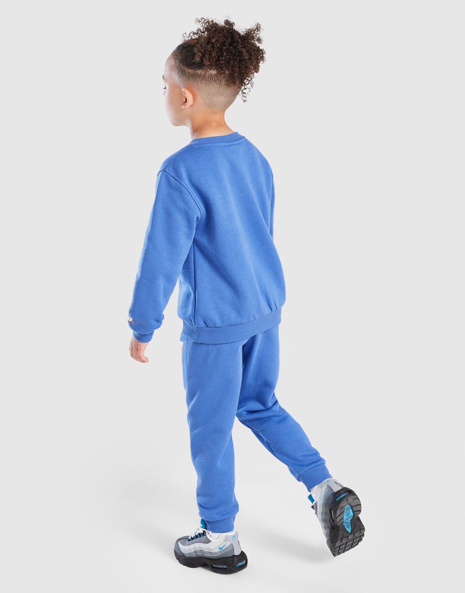 Nike Swoosh Fade Crew Tracksuit Children