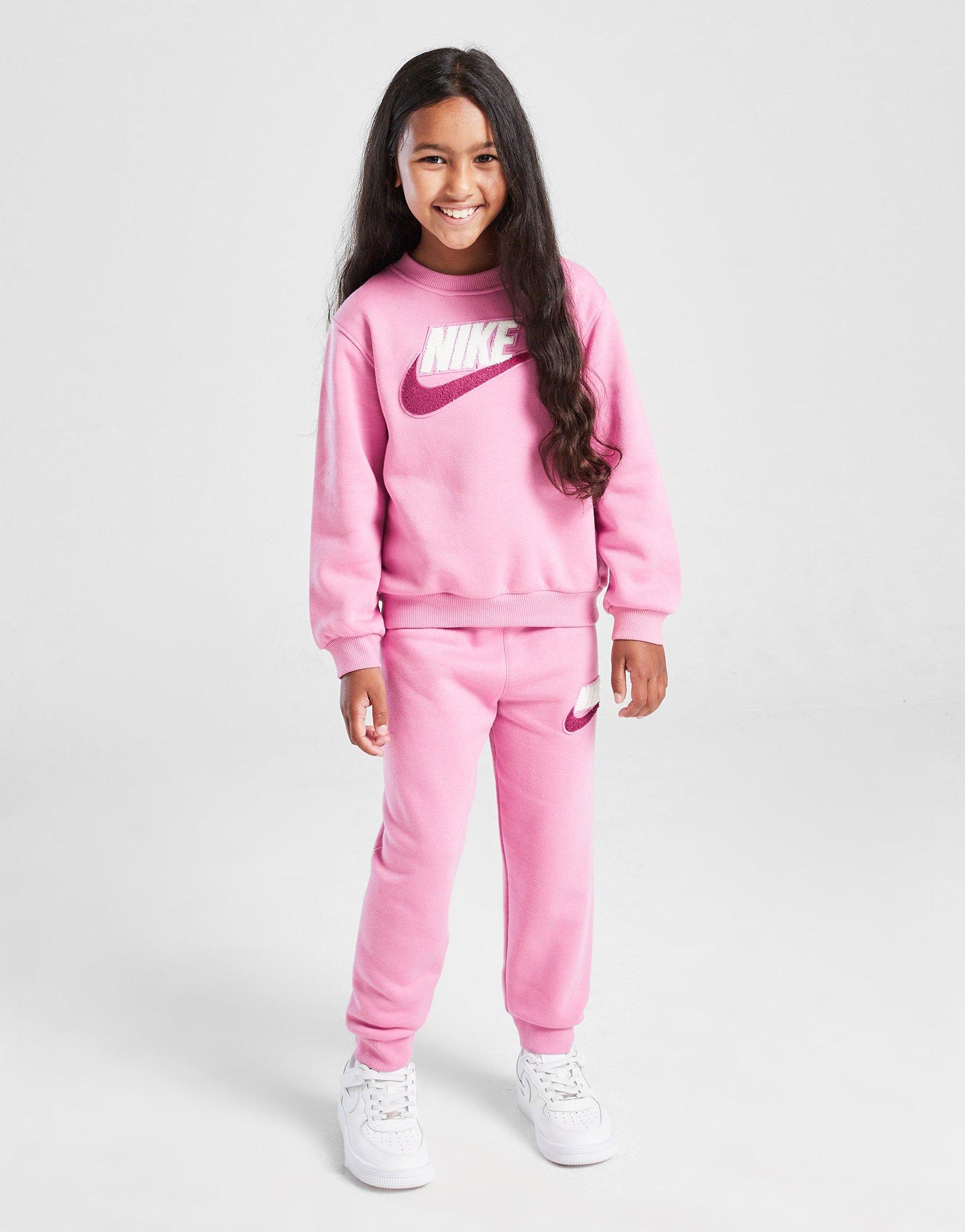 Nike Club Chenille Crew Tracksuit Children