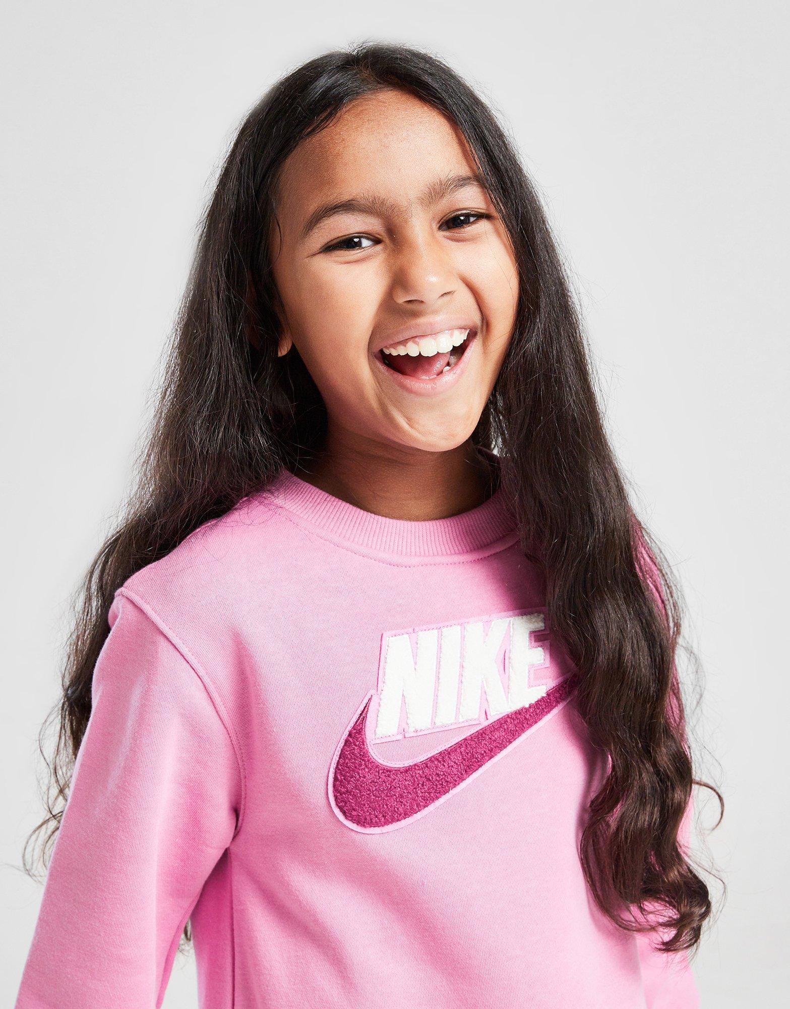 Nike Club Chenille Crew Tracksuit Children