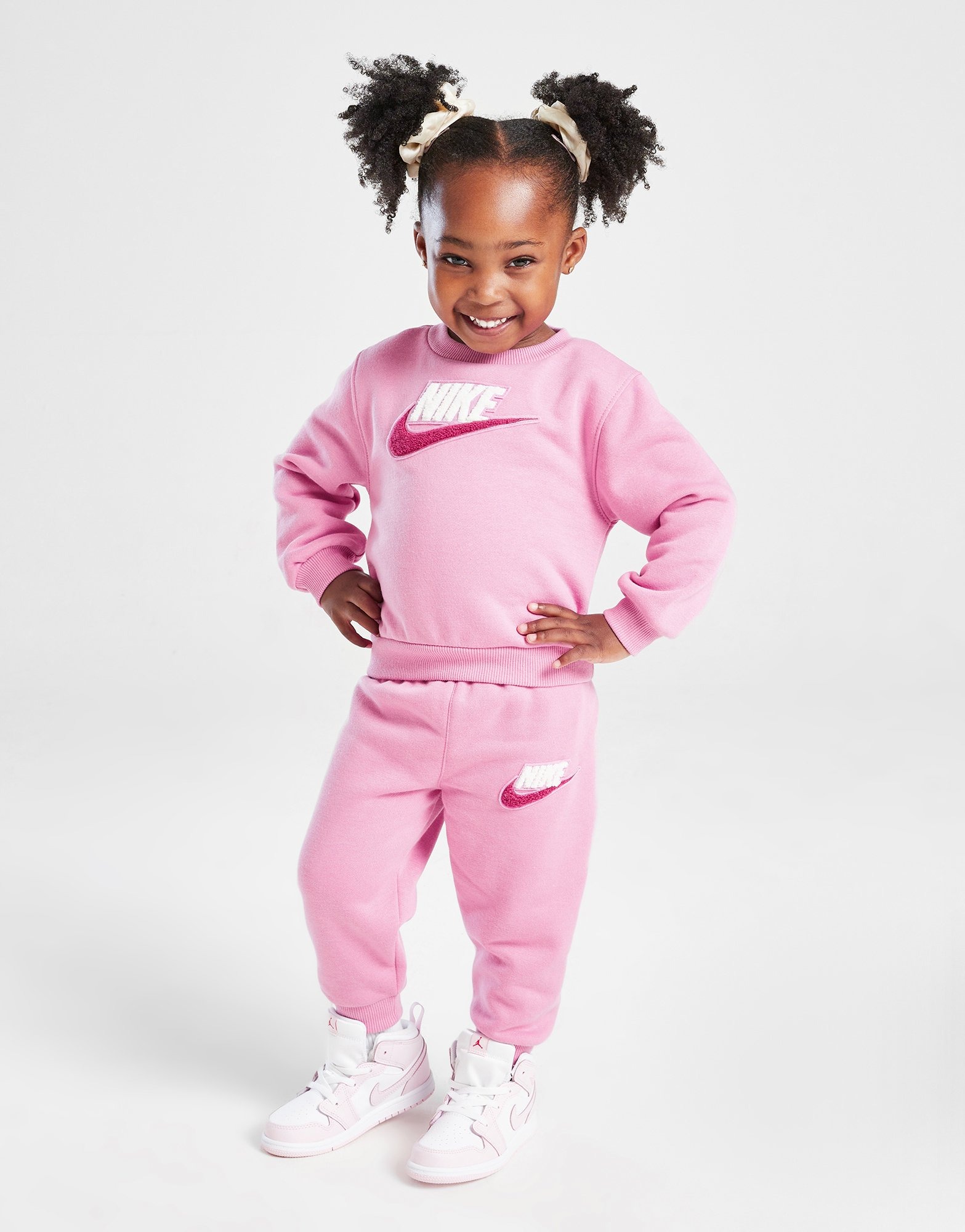 Jd Sports Infant Nike Clothes Girl Pink Nike Girls' Chenille Crew
