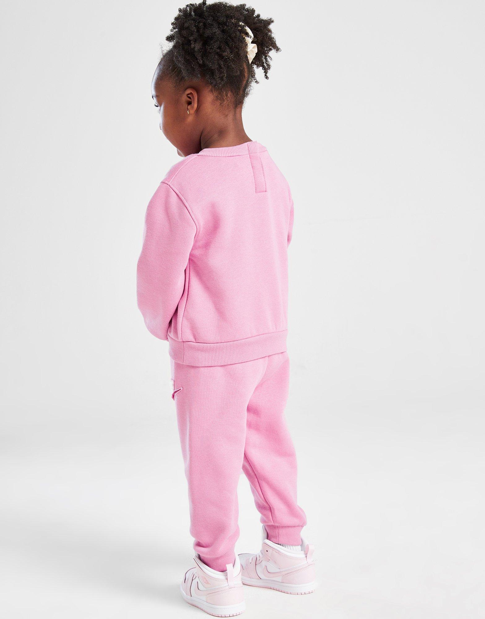 Nike Girls' Chenille Crew Tracksuit Infant