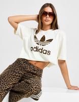 adidas Originals Leopard Print Trefoil Boyfriend Maglia