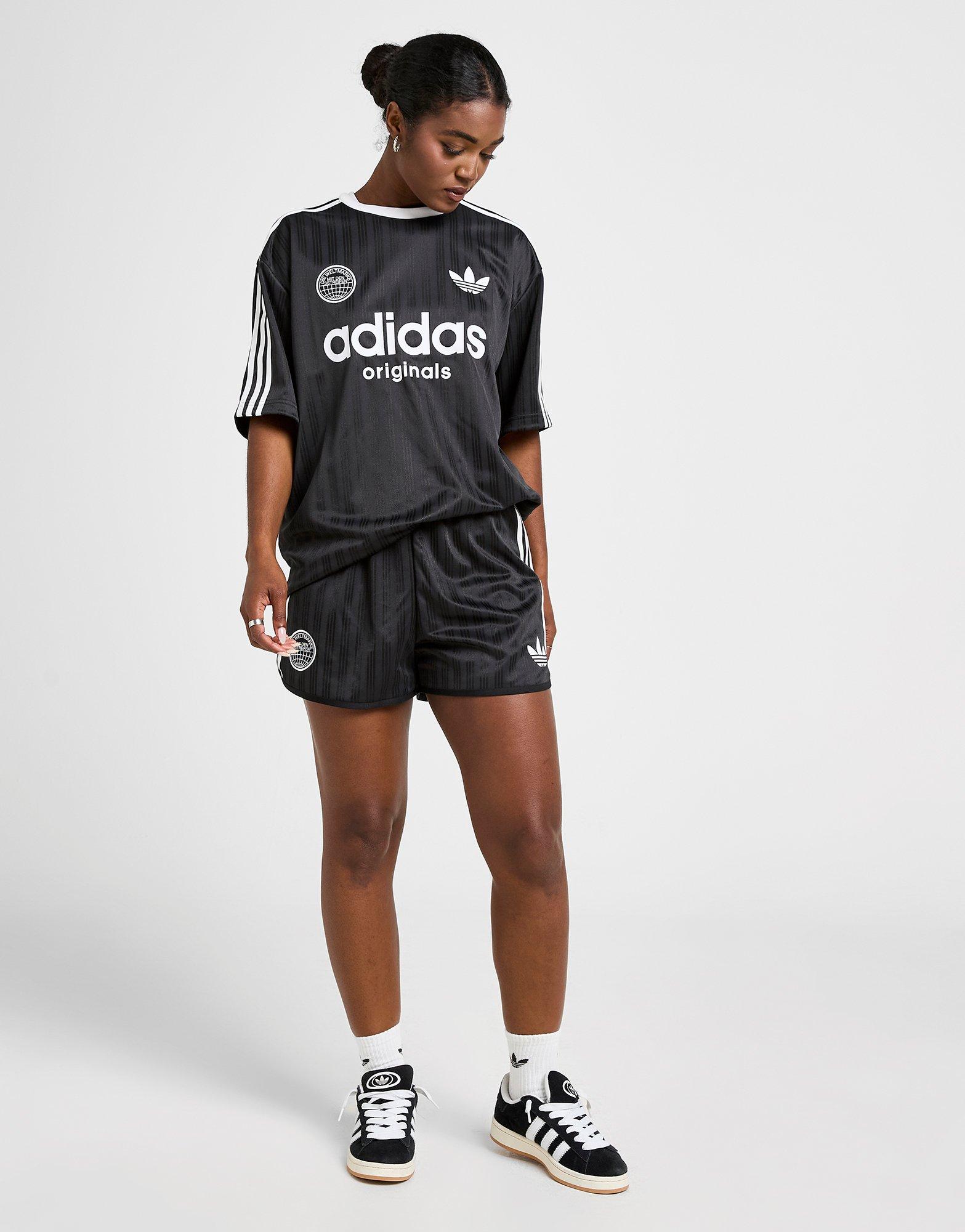 adidas originals FOOTBALL CLASSIC Tシャツ 黒 Black adidas Originals Football Oversized T-Shirt - JD