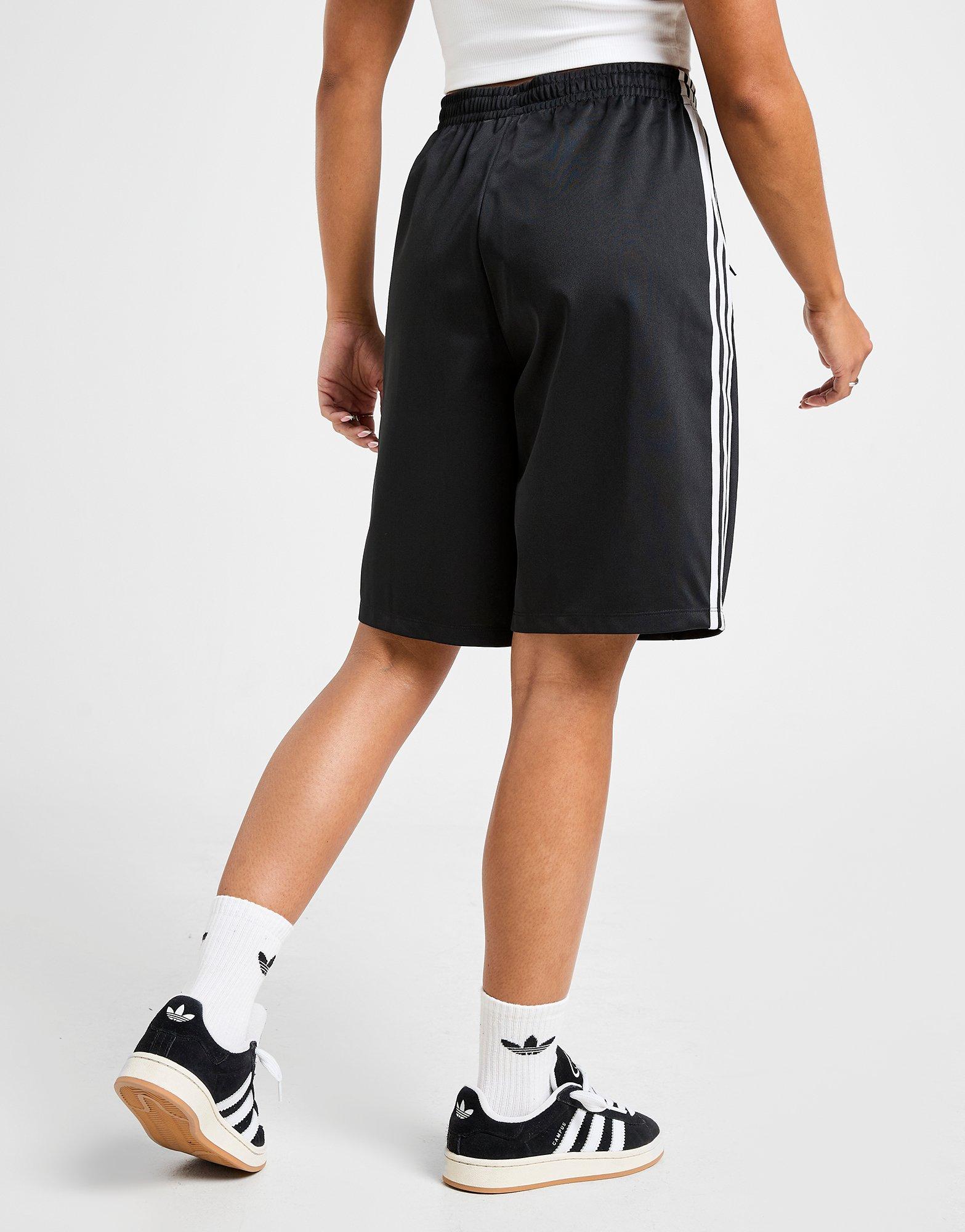 25SS新作日本未入荷【ADIDAS】ADICOLOR FIREBIRD LONG SHORTS W adidas Adicolor Firebird Long Shorts - Black | adidas