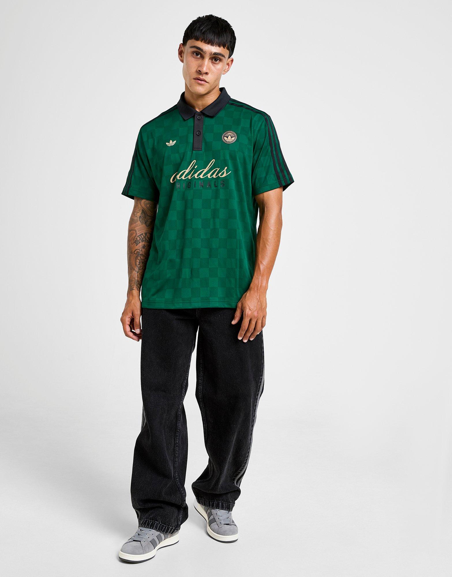 【送料無料/新品】 Originals adidas Green Football Sports JD - T-Shirt Script トップス