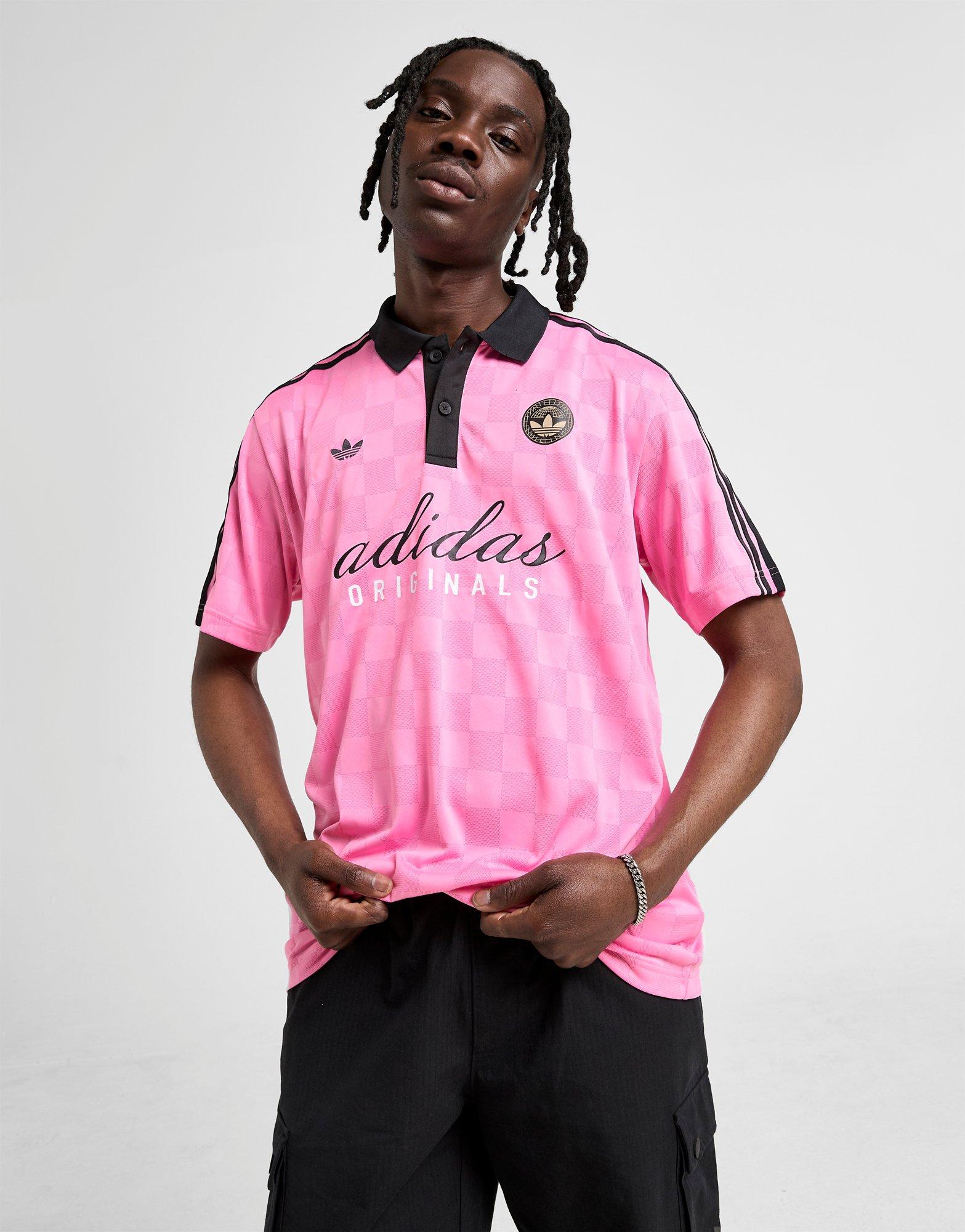 Pink adidas Originals Football Script T-Shirt - JD Sports Global