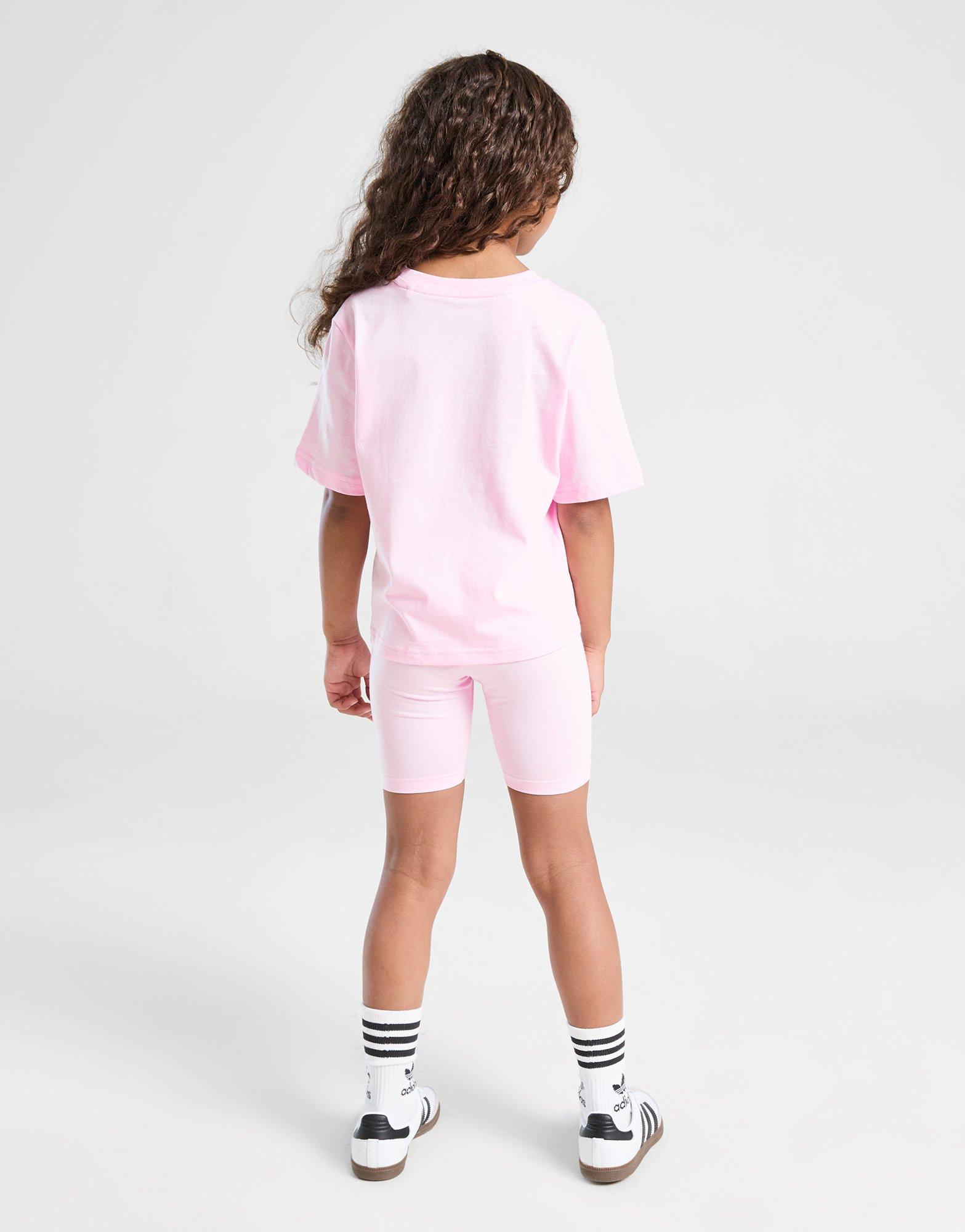 adidas Originals Girls' Varisty T-Shirt/Shorts Set Children