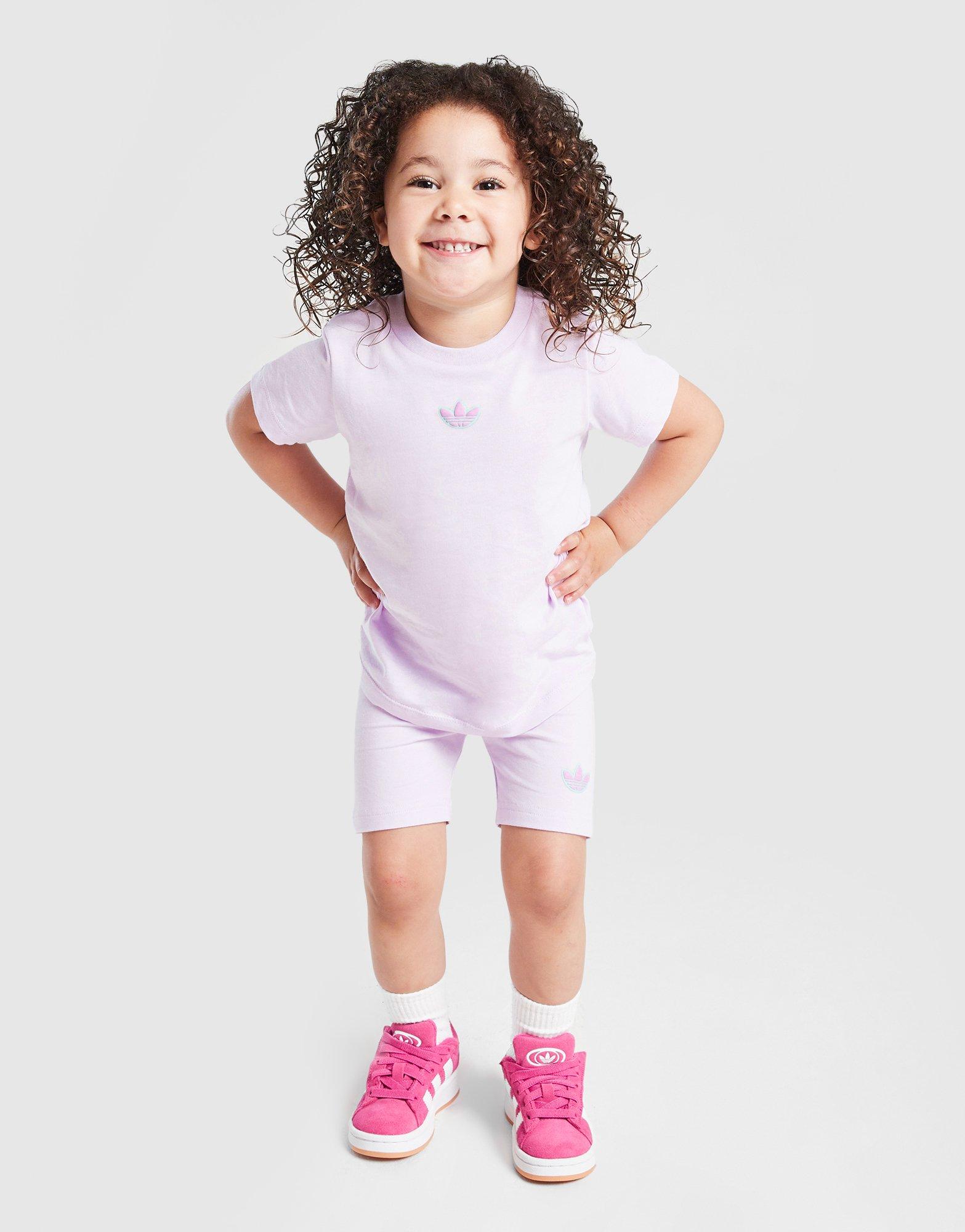 adidas Originals Girls' Varsity T-Shirt/Shorts Set Infant